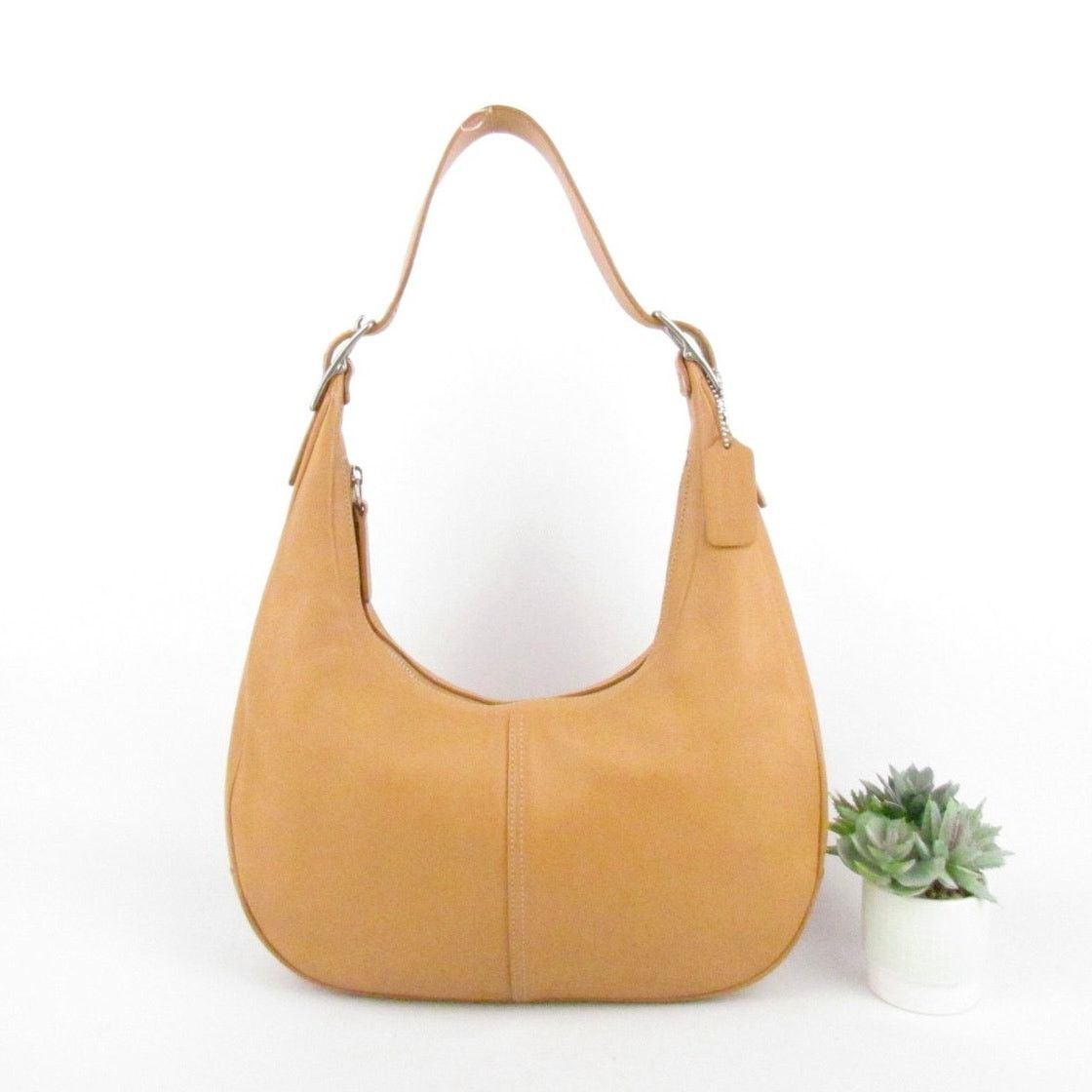 Coach Coach Tan Leather Hobo Shoulder Bag Size ONE SIZE - 1 Thumbnail