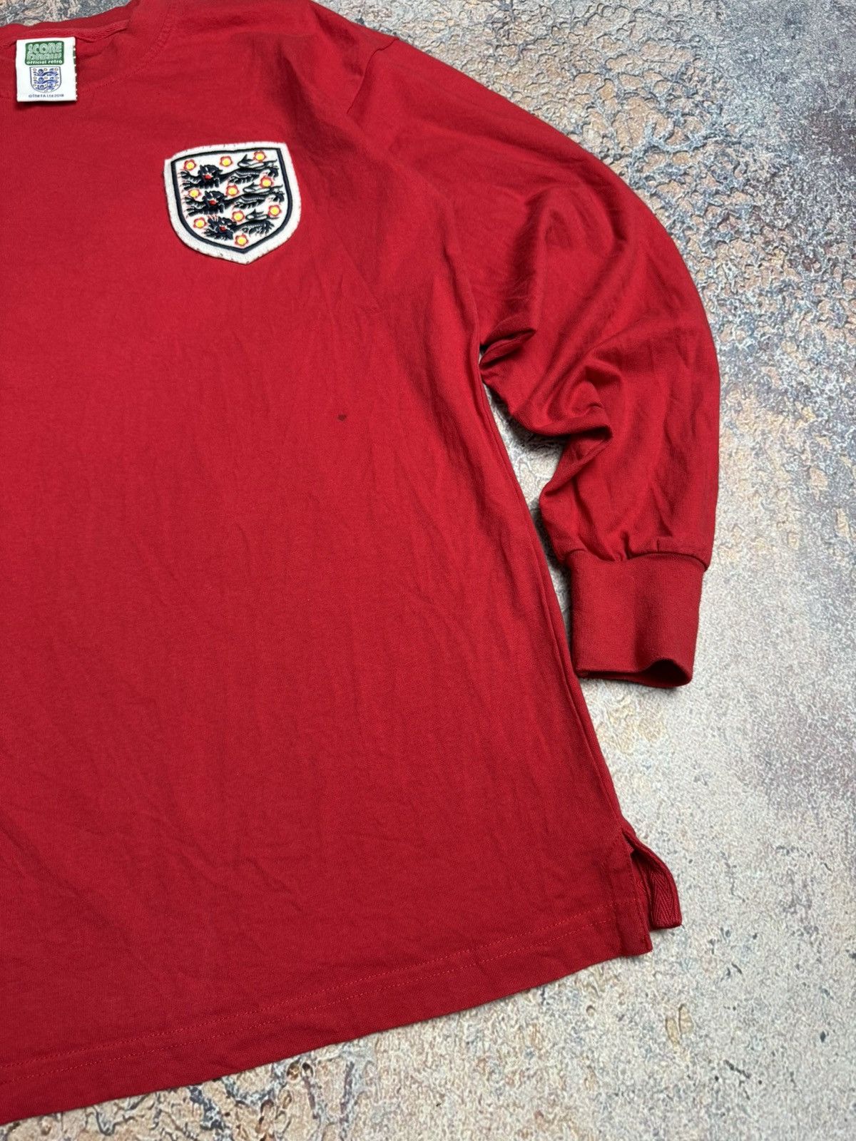 Vintage England National 1966 Score Draw Bobby Moore jersey shirt Size US M / EU 48-50 / 2 - 4 Thumbnail