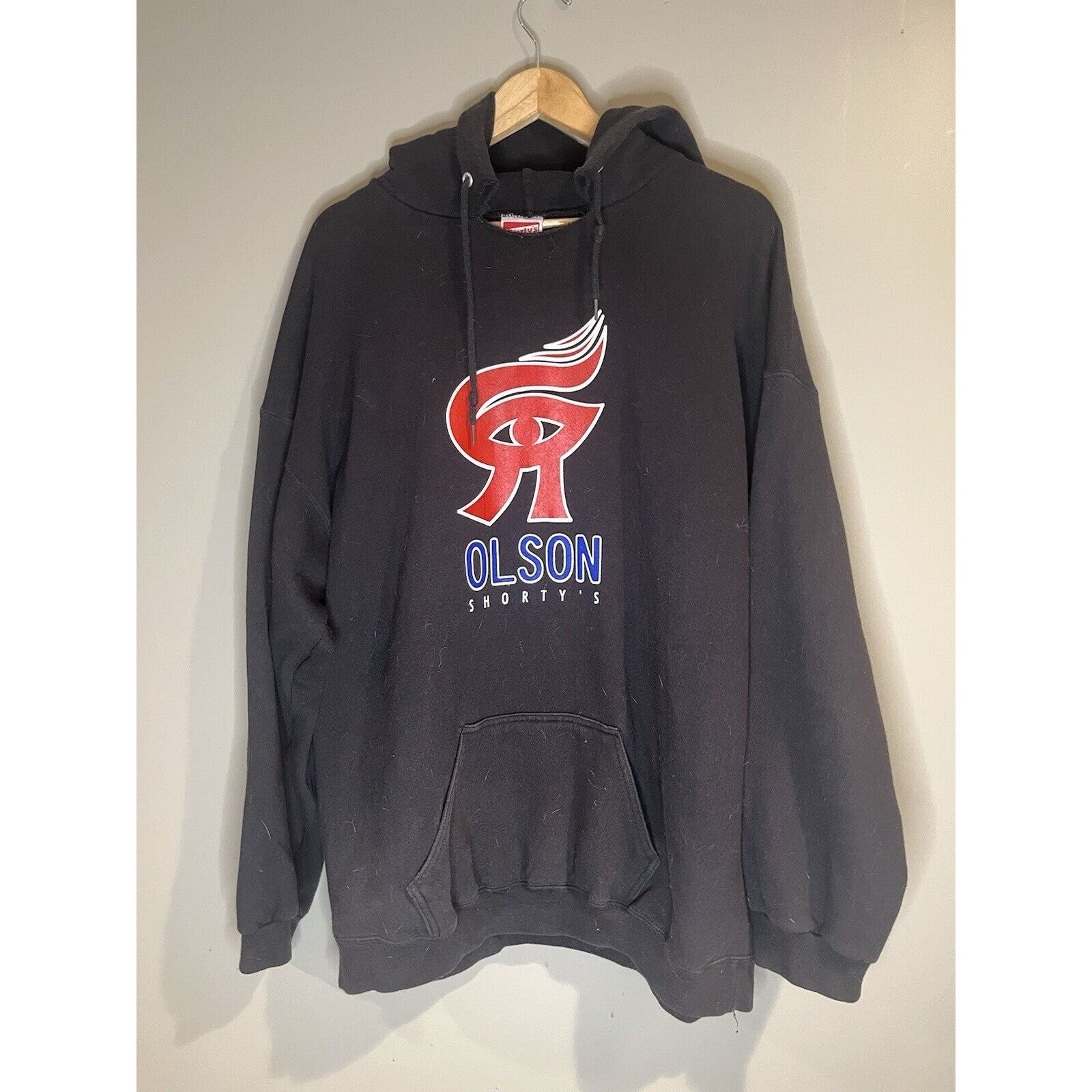 Shorty's Skateboards Vintage 1990's Shorty's Skateboards Steve Olson Sweatshirt Size US XL / EU 56 / 4 - 1 Thumbnail