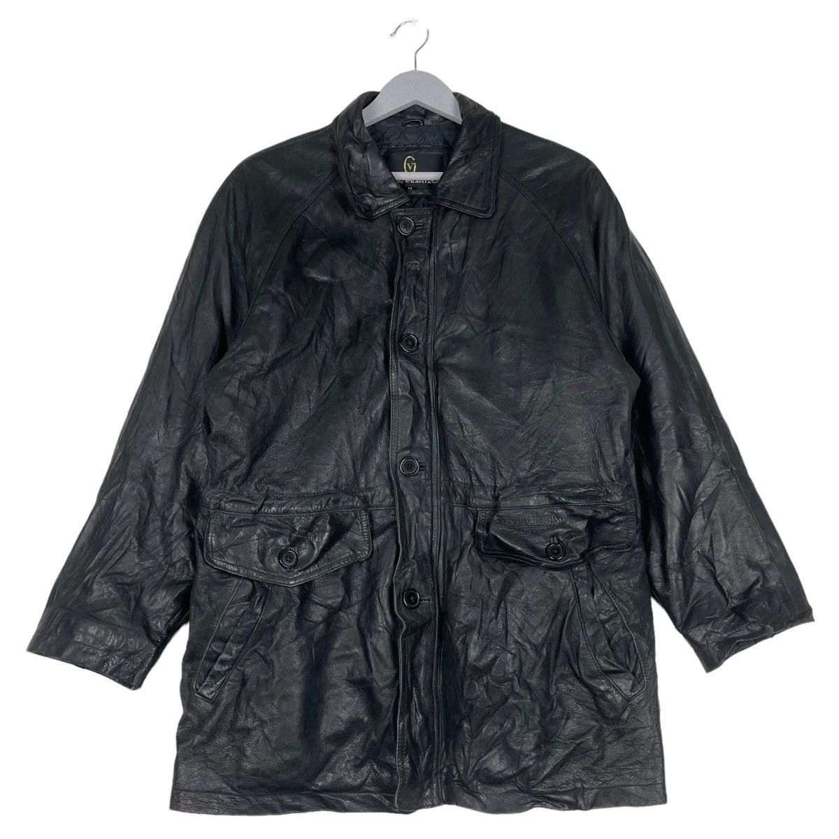 Gianni Valentino × Vintage 💥80s GIANNI VALENTINO GENUINE LEATHER JACKET Size US M / EU 48-50 / 2 - 1 Thumbnail