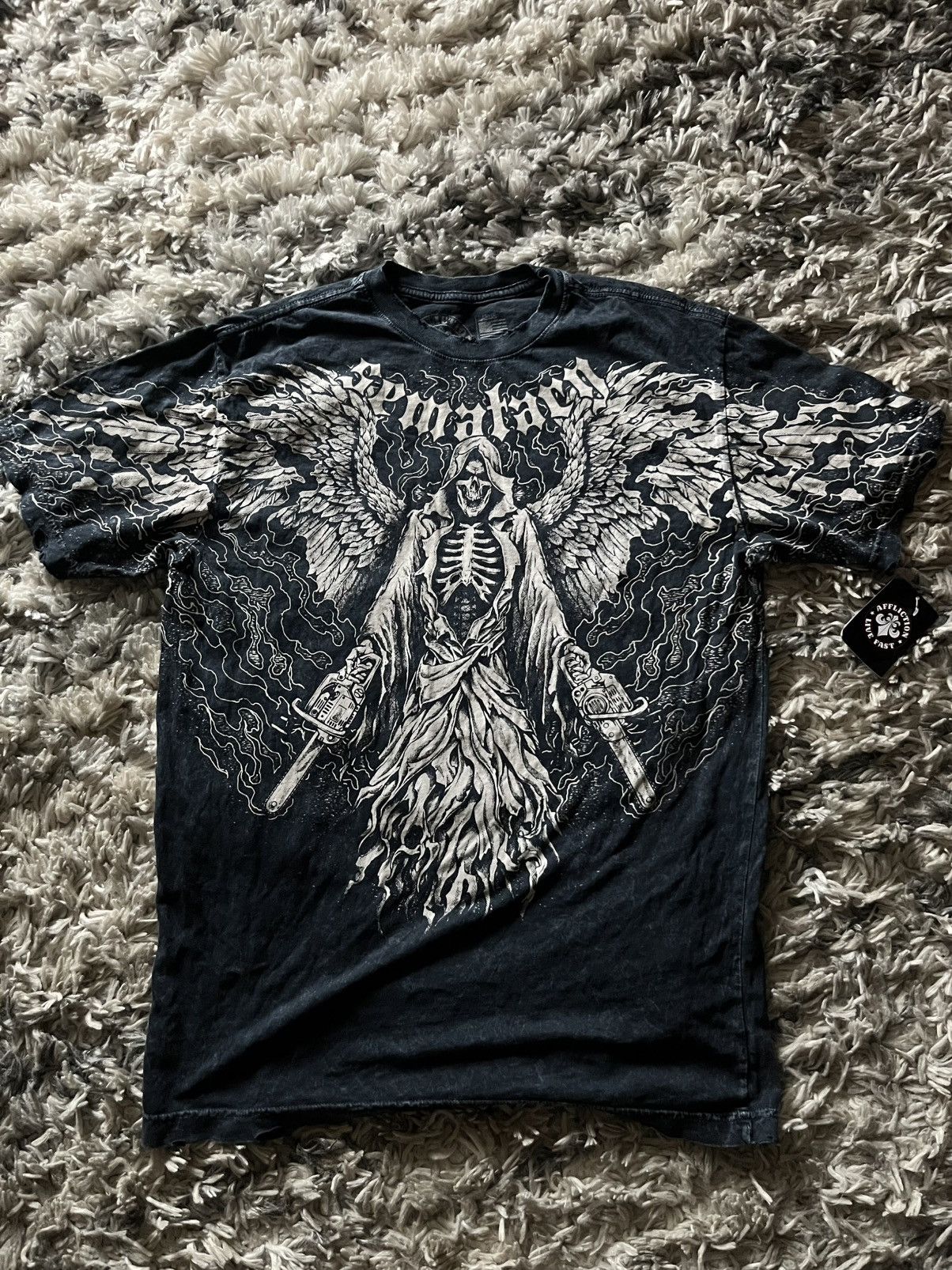 Haunted Mound Affliction x Haunted Sematary Massacre Shirt Size US L / EU 52-54 / 3 - 1 Thumbnail