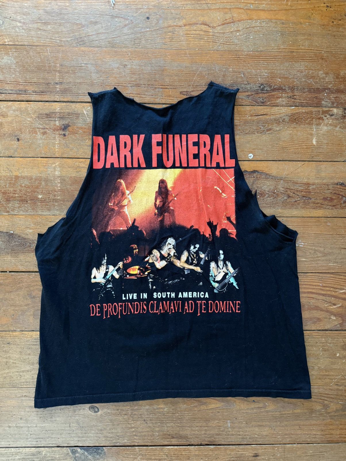 Band Tees × Vintage VINTAGE DARK FUNERAL LIVE IN SOUTH AMERICA BAND TOUR TEE Size US XL / EU 56 / 4 - 3 Thumbnail