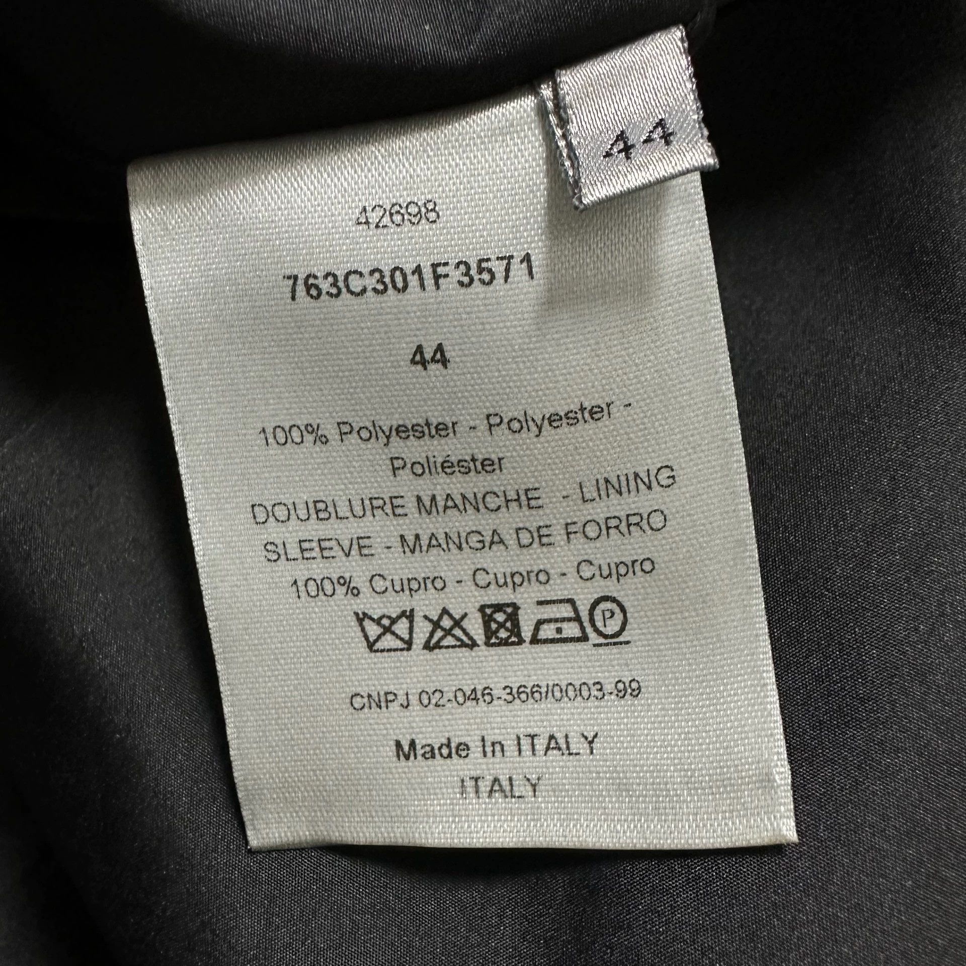 Dior Dior Color Blocked Irregular Zipper Coat 44 Size US S / EU 44-46 / 1 - 5 Thumbnail
