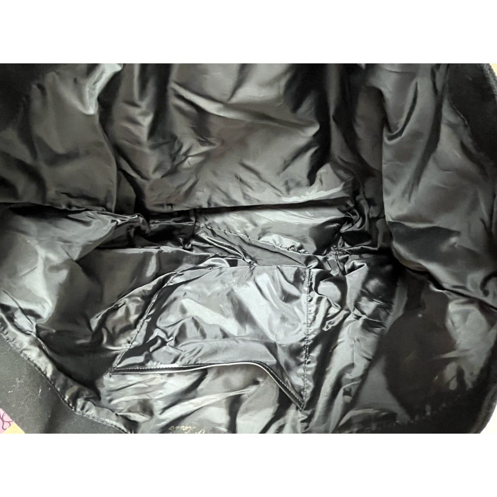 Victoria's Secret Victoria's Secret Canvas Tote Bag Lined Black & White VGUC 15”x 21.5” Size ONE SIZE - 3 Thumbnail