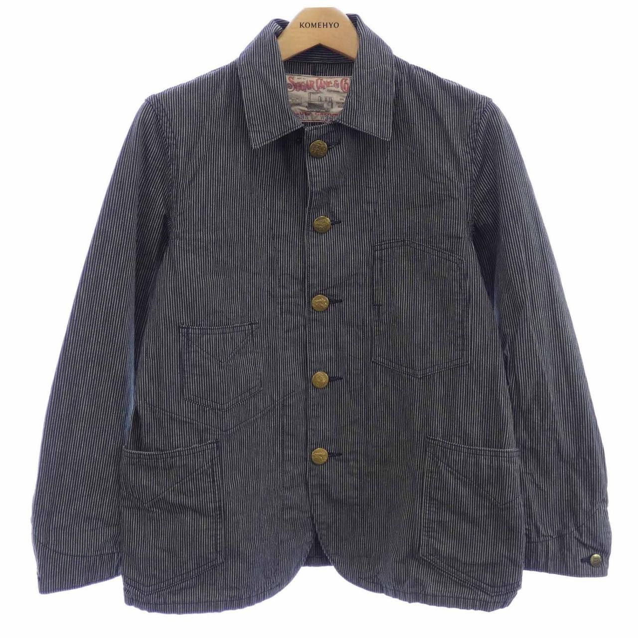 Other Other Sugar Cane Stripe Cotton Jacket Cotton Outerwear SC12695N/A DUTY FREE for USA Size ONE SIZE - 1 Thumbnail