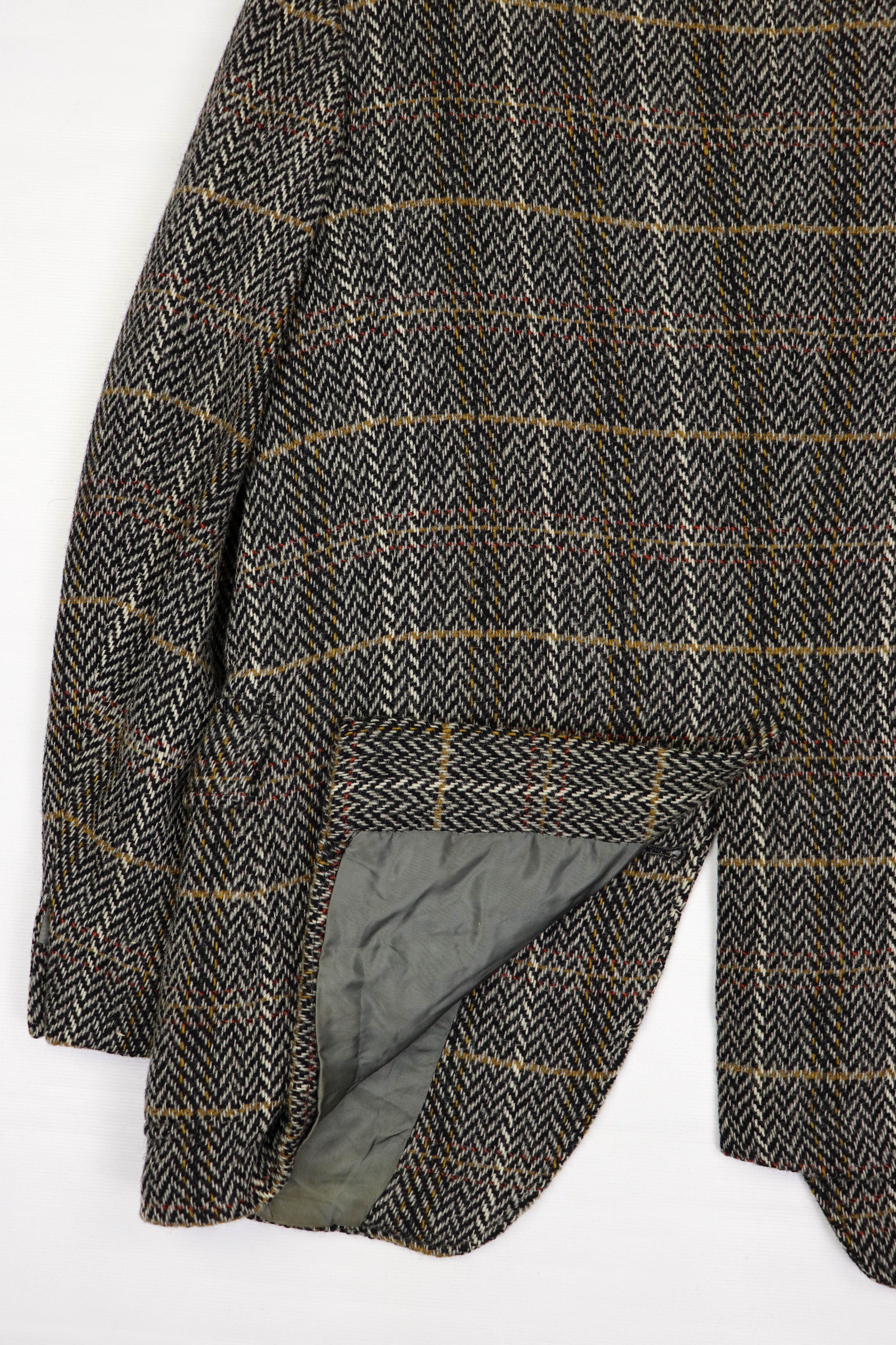 DAKS 80s Vintage DAKS Tartan Heavy Tweed Wool Sport Coat Blazer Size 40R - 13 Thumbnail