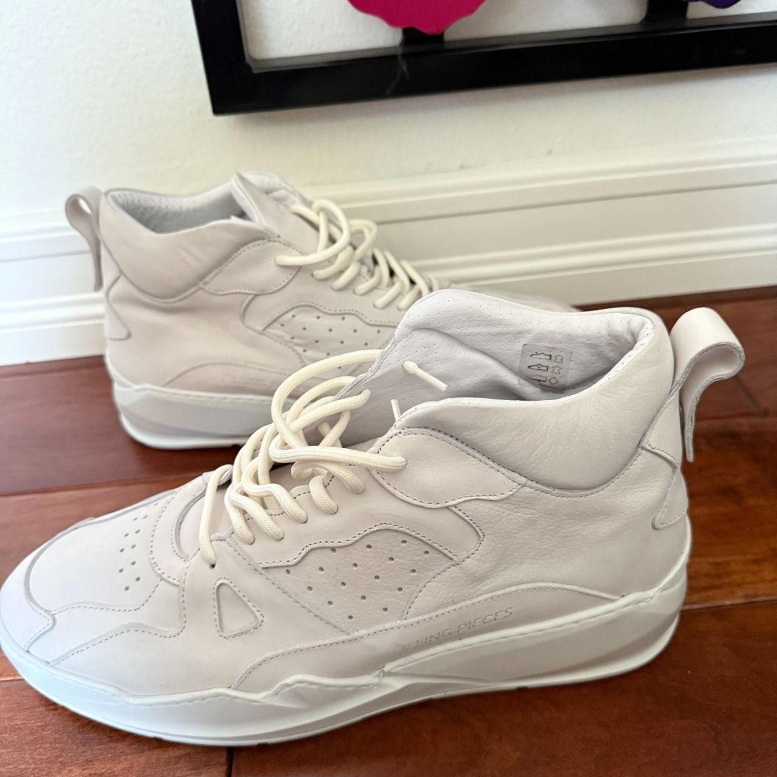 Filling Pieces Filling Pieces Men's Cream and White Trainer Size US 12 / EU 45 - 2 Thumbnail