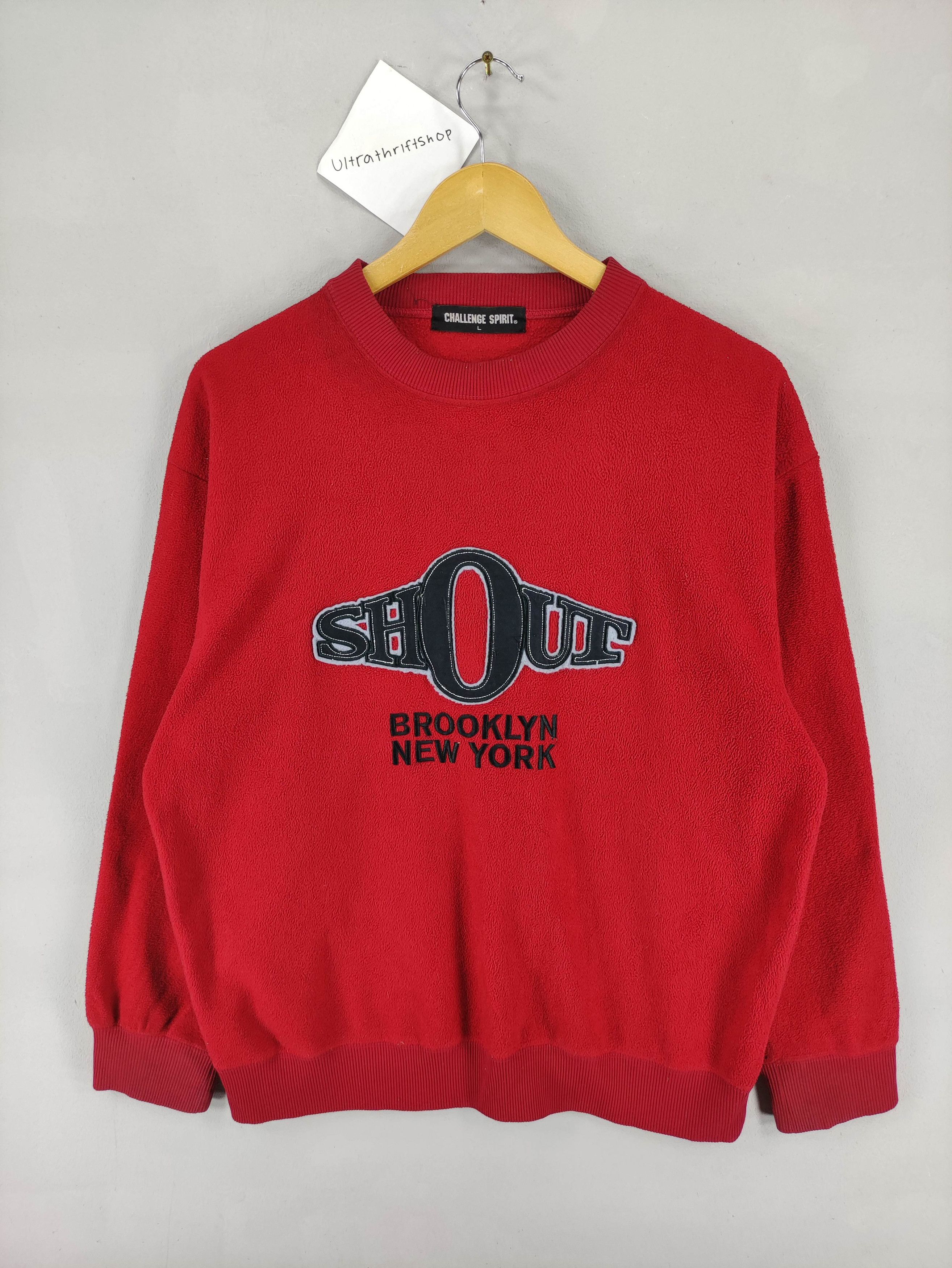 Japanese Brand Vintage Sweatshirt Spell Out By Challenge Spirit Size US L / EU 52-54 / 3 - 1 Thumbnail