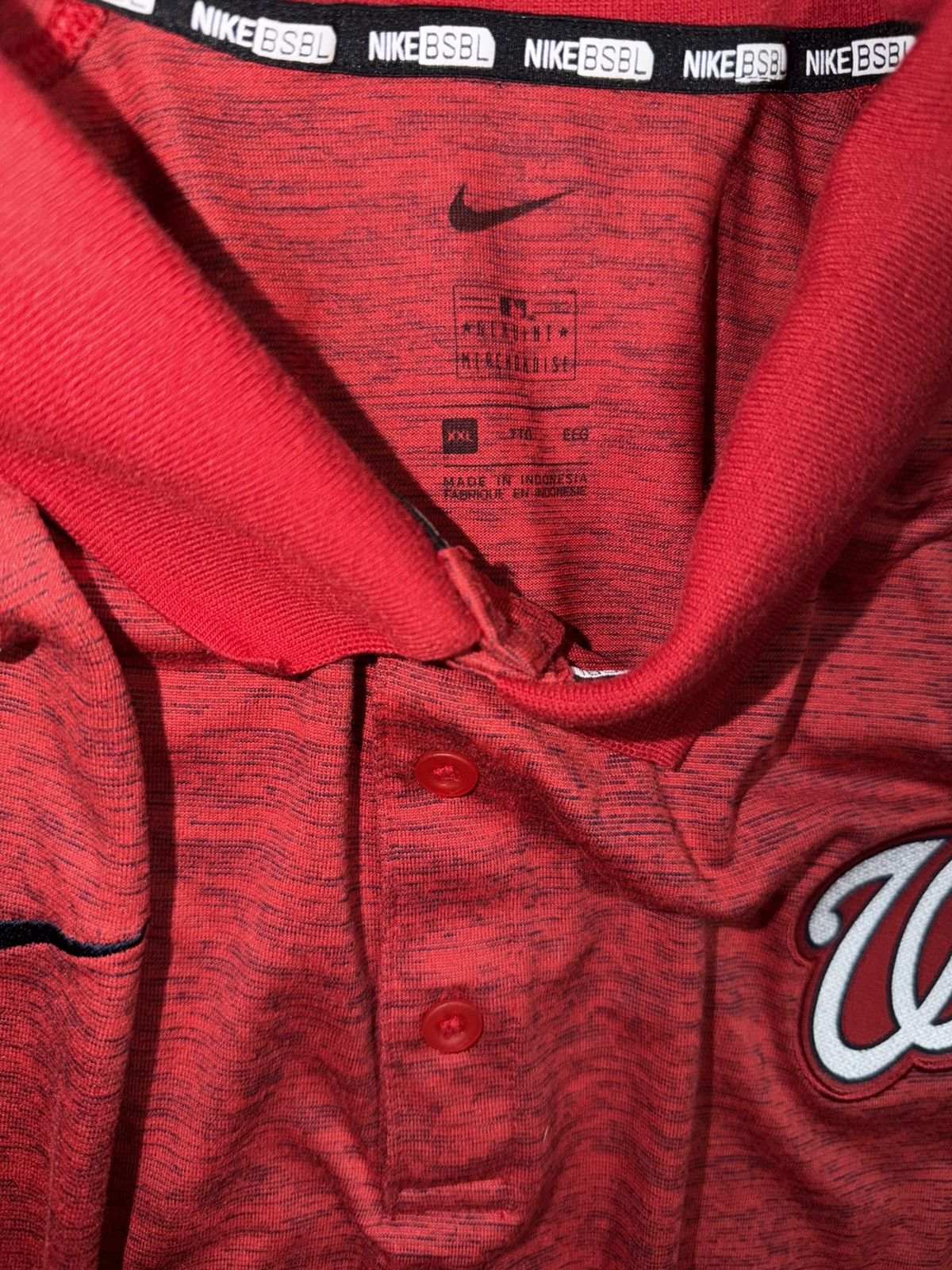 Nike Washington Nationals MLB Nike dri-fit polo shirt mens 2XL Size US XXL / EU 58 / 5 - 4 Thumbnail