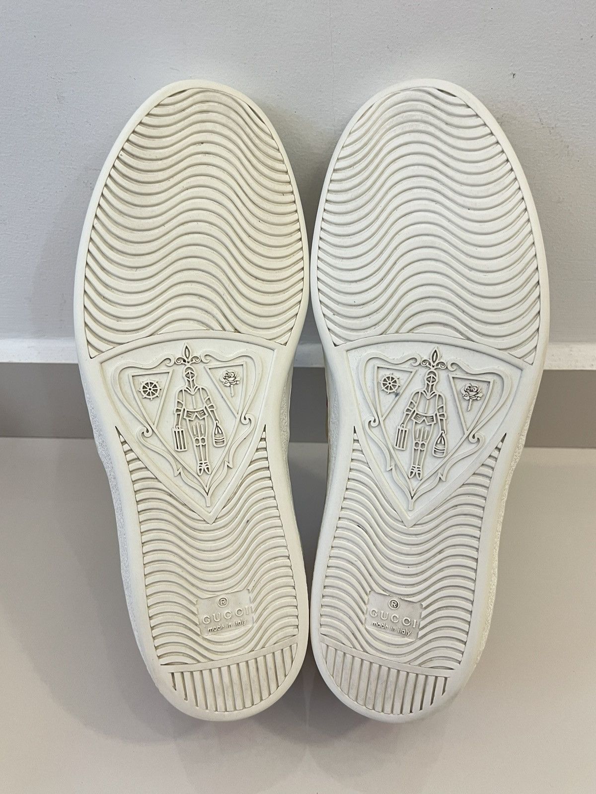 Gucci Gucci Ace Stripe White Red Black (Only Shoes) Size US 11 / EU 44 - 7 Thumbnail