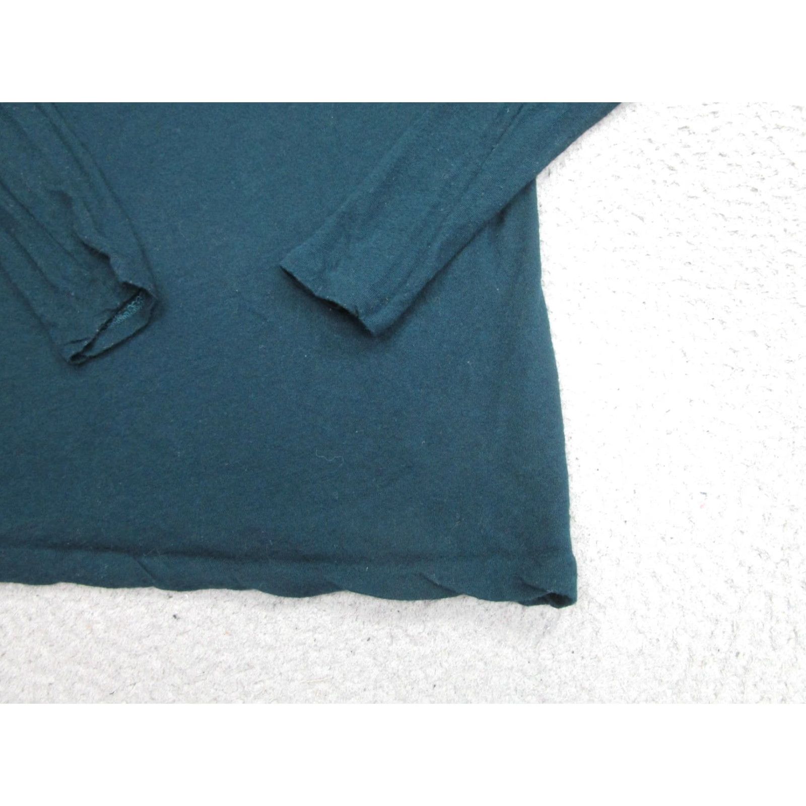 Club Monaco Club Monaco Sweater Womens Large Green Wool Blend Turtleneck Knit Layering Top Size L / US 10 / IT 46 - 3 Thumbnail