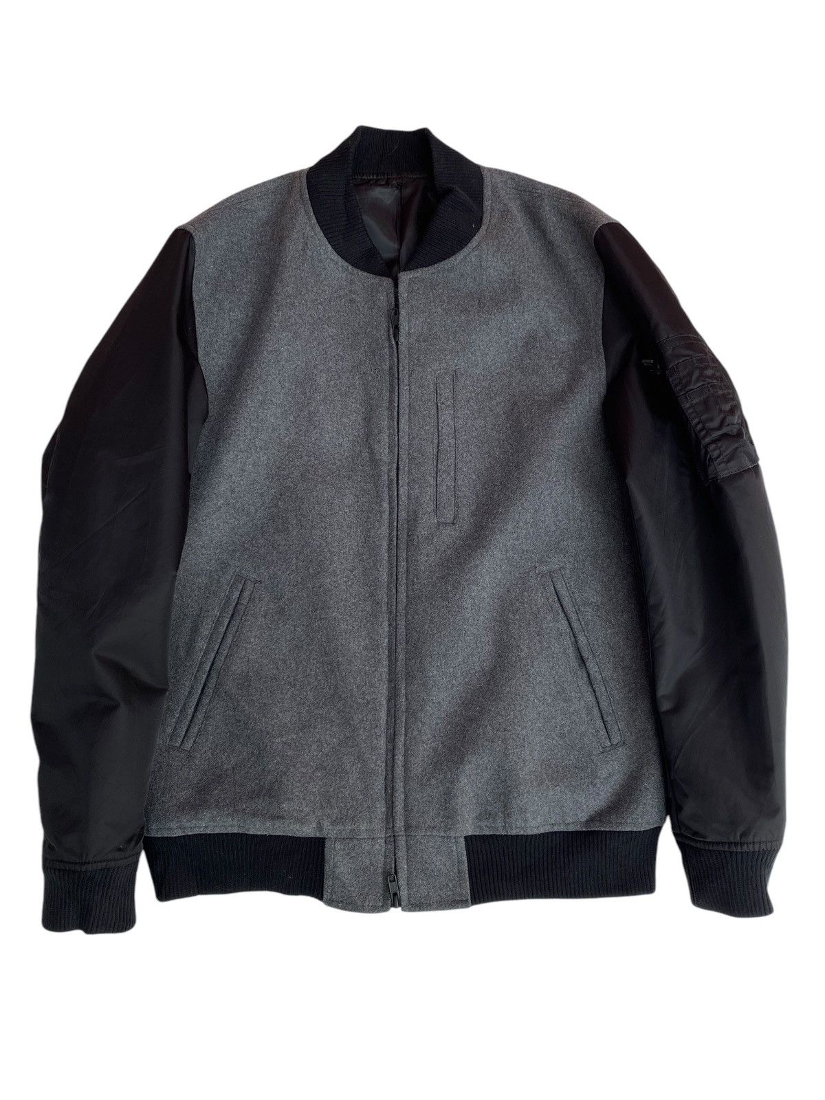 Japanese Brand The Shop TK Wool Bomber Jacket Size US S / EU 44-46 / 1 - 1 Thumbnail