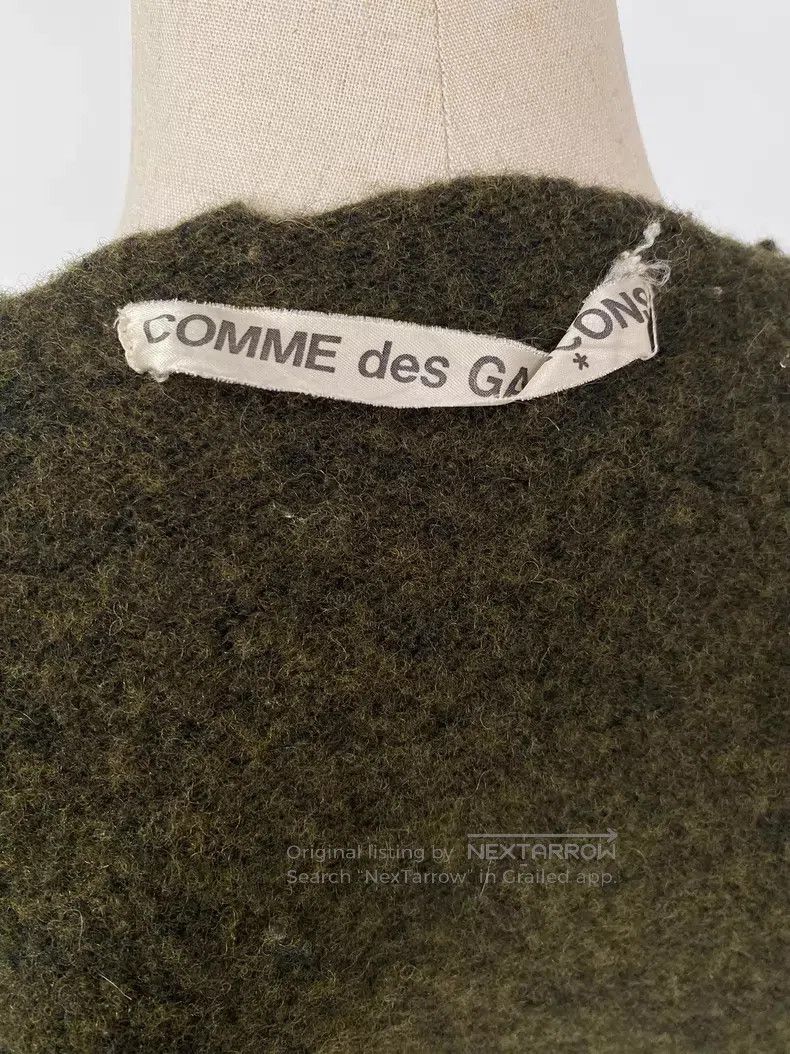 Comme des Garcons Comme Des Garcons size F Twisted Patchwork Fleece Cardigan Size XXS / US 00 / IT 34 - 7 Thumbnail