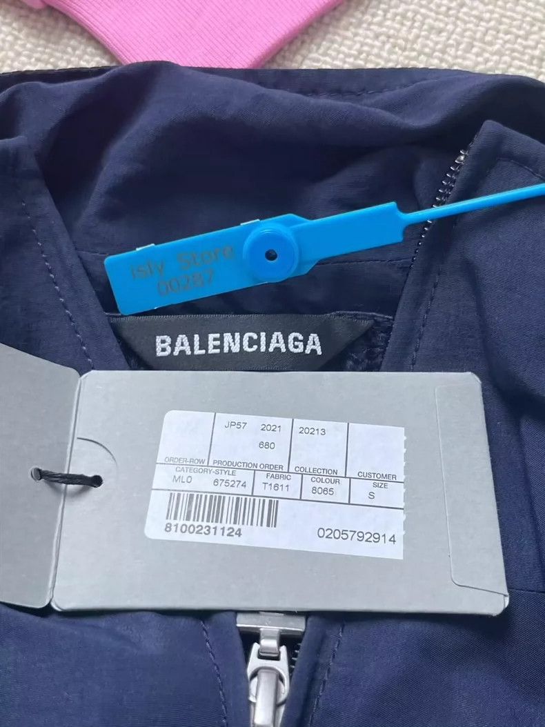 Balenciaga Balenciaga Patchwork layered pullover long-sleeve sweater Size US S / EU 44-46 / 1 - 5 Thumbnail