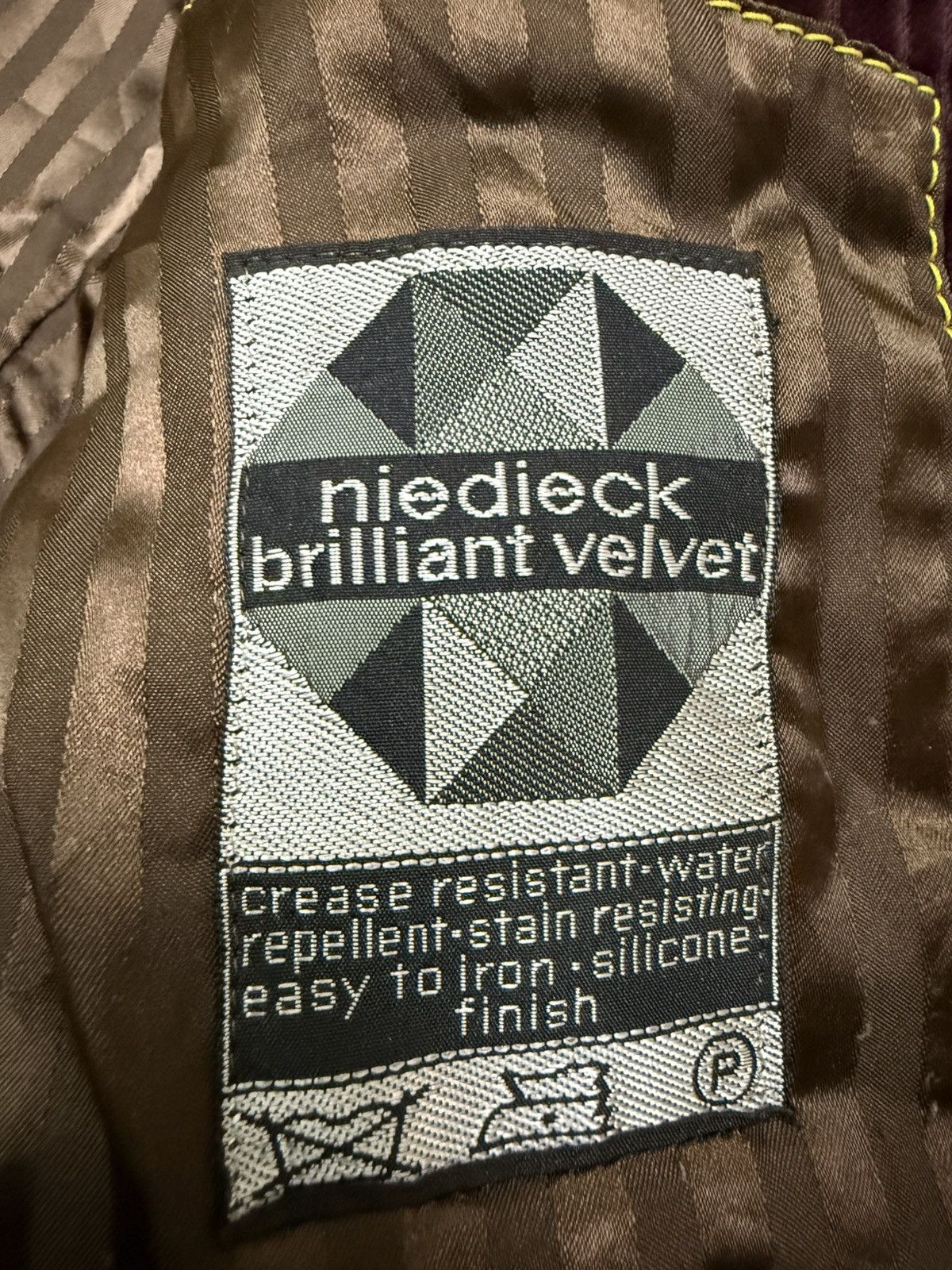 Velvet Vintage Niedieck brilliant velvet brown blazer Size US S / EU 44-46 / 1 - 8 Thumbnail