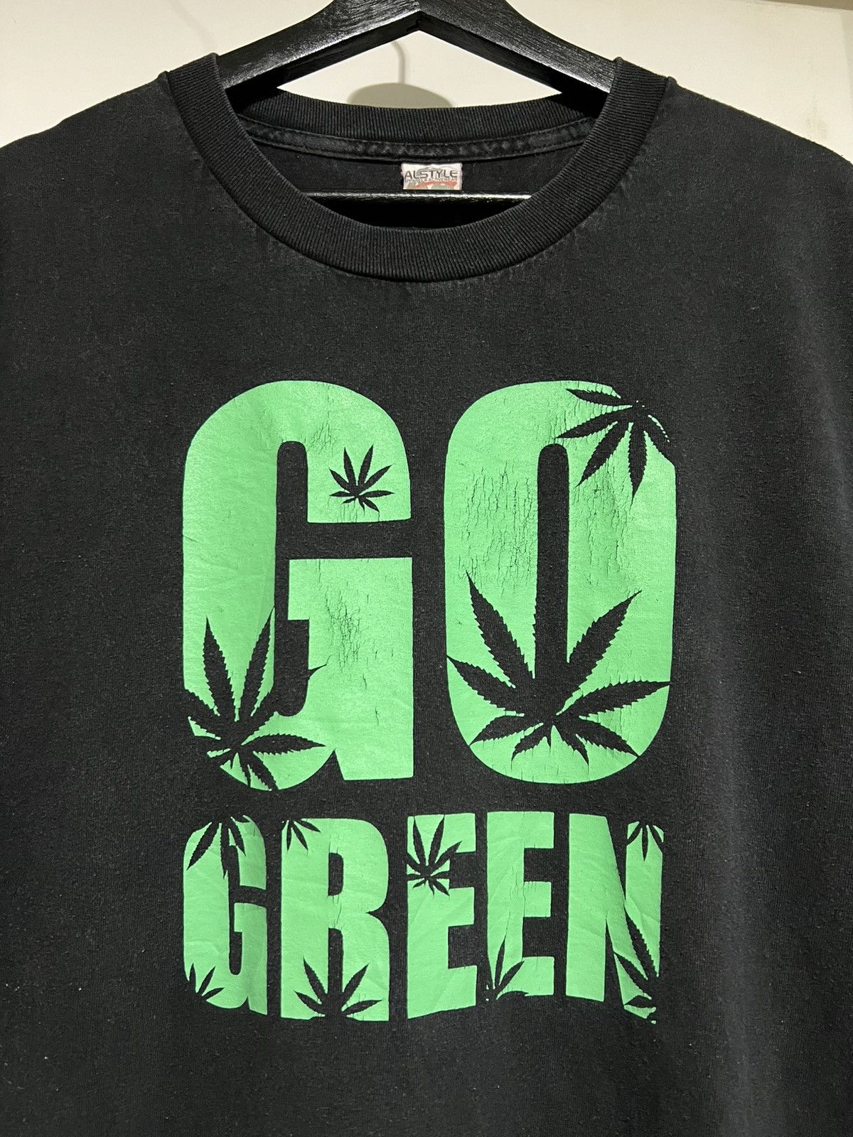Vintage Faded Vintage Go Green Tees Size US XL / EU 56 / 4 - 2 Thumbnail