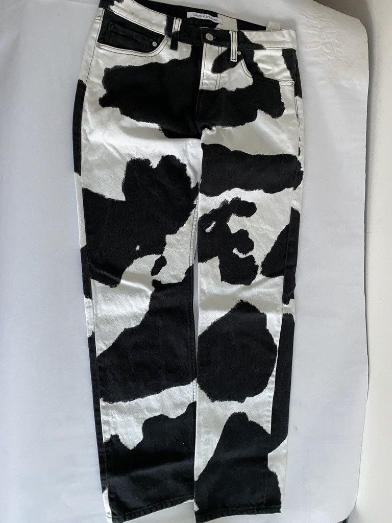 Calvin Klein 205W39NYC Calvin Klein 205W39NYC Cowprint Pants Size US 33 - 4 Thumbnail
