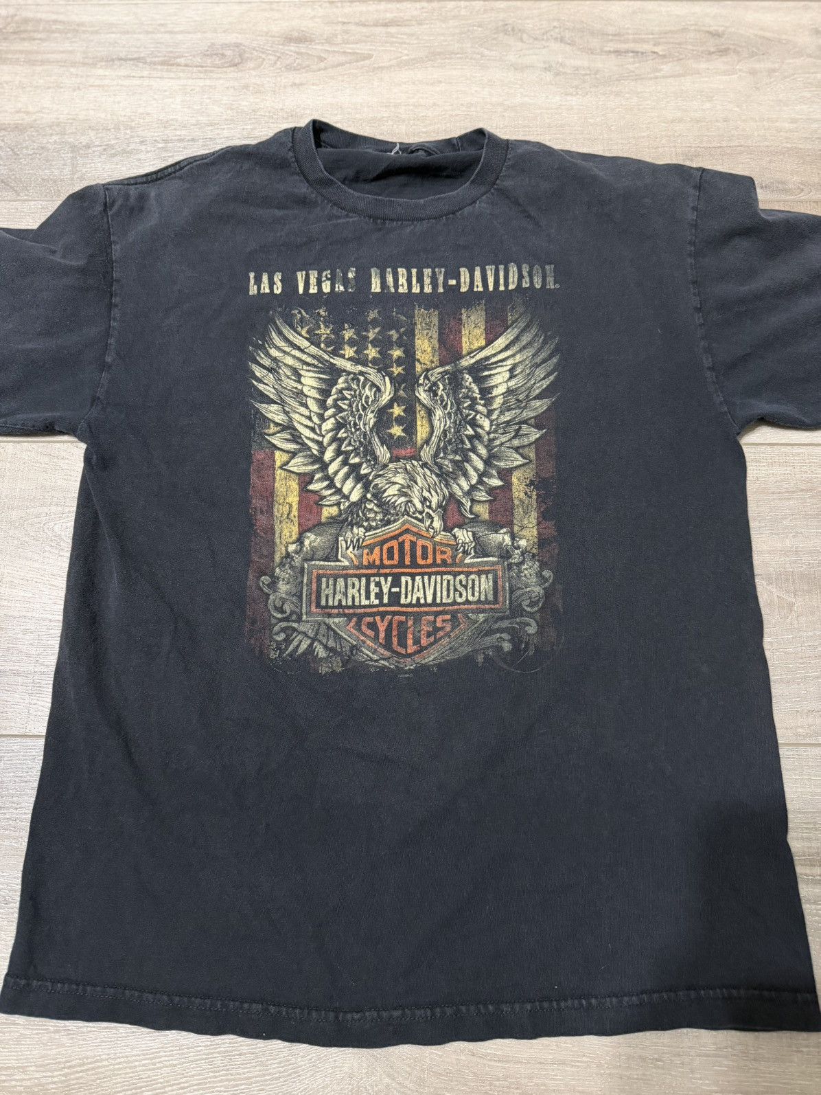 Vintage Vintage Harley Davidson T-Shirt Size US L / EU 52-54 / 3 - 3 Thumbnail