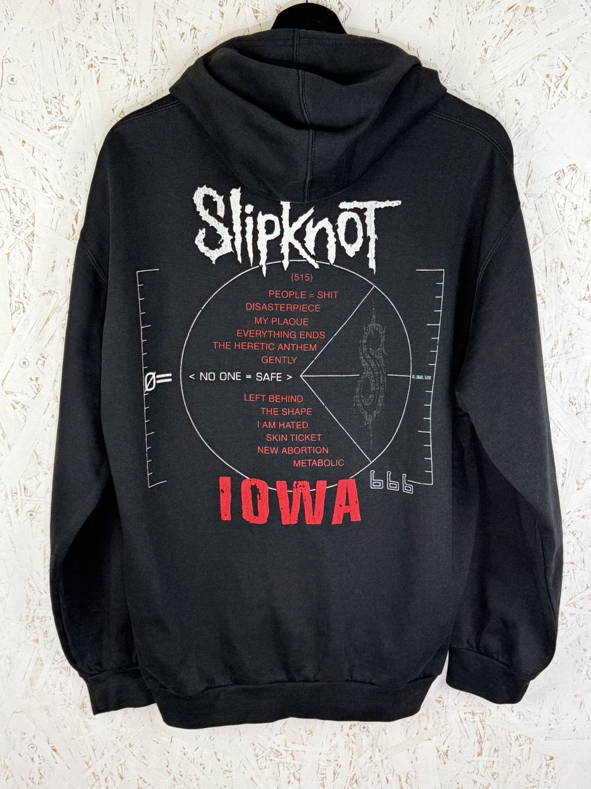 Band Tees Vintage Slipknot Iowa Metal Band Hoodie Black Size ~M Size US M / EU 48-50 / 2 - 6 Thumbnail