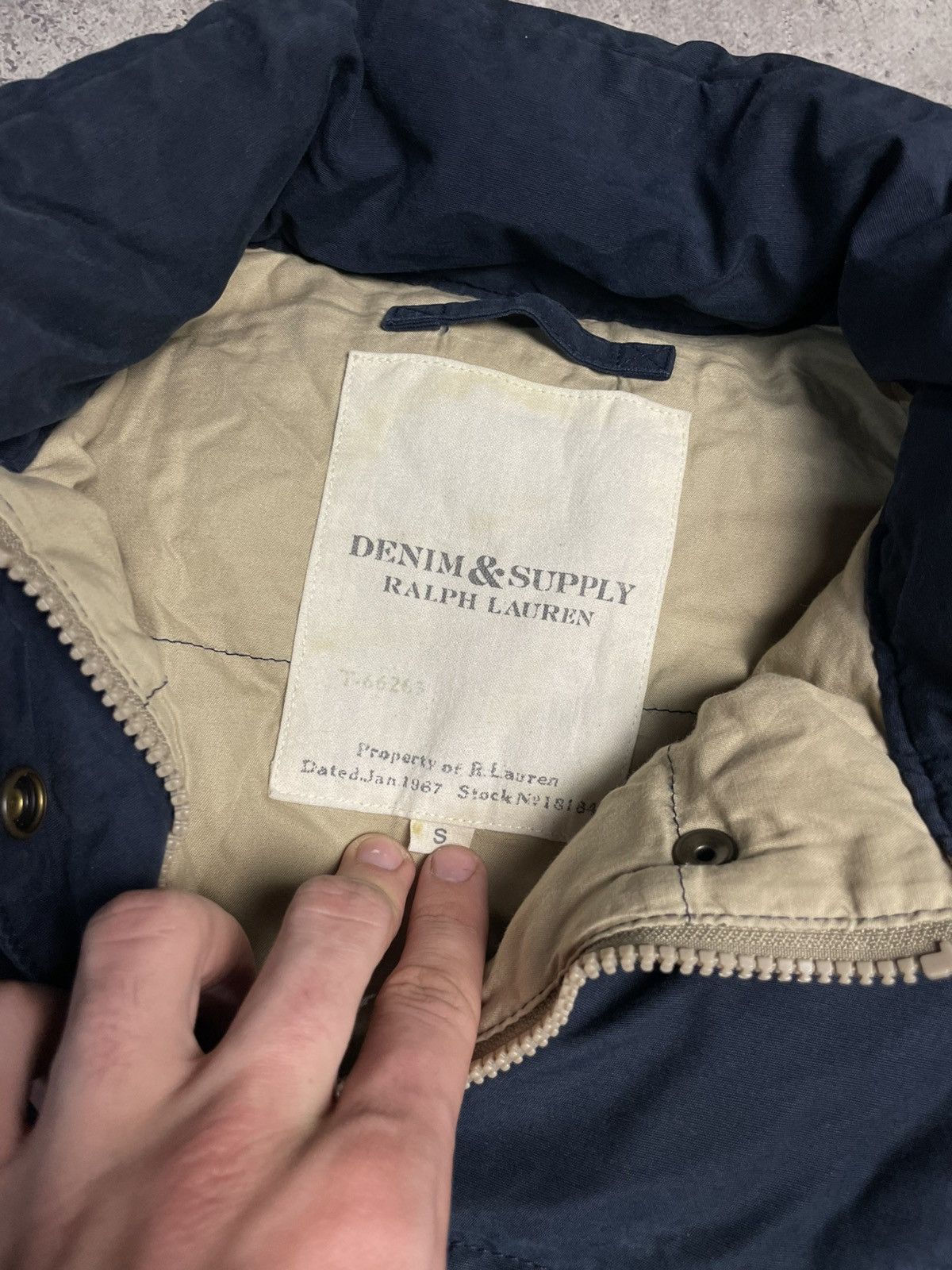 Denim & Supply Ralph Lauren Denim & Supply Ralph Lauren Blue Puffer Down Jacket Men's S Size US S / EU 44-46 / 1 - 9 Thumbnail
