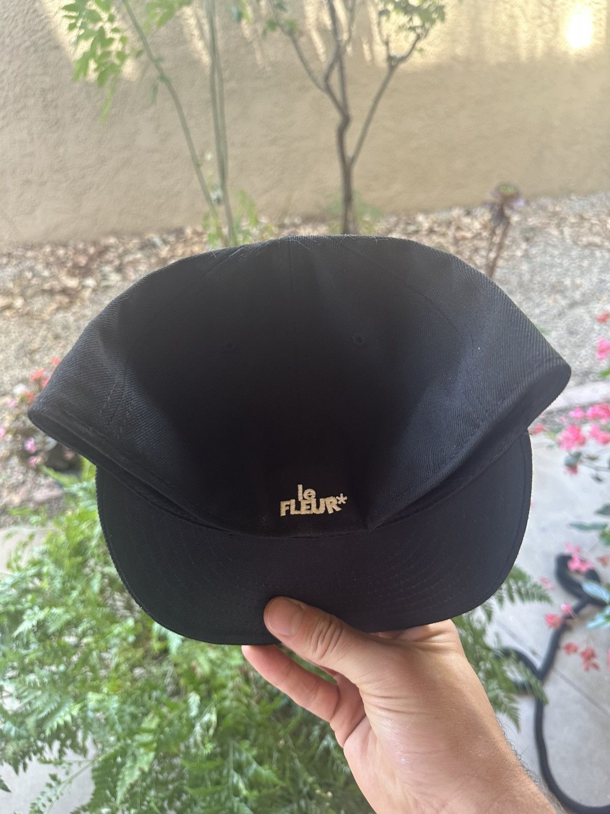 golf le fleur F hat ニューエラ　サイズ 7　ブラック　即完品 golf le fleur F hat ニューエラ サイズ 7 ブラック 即完品