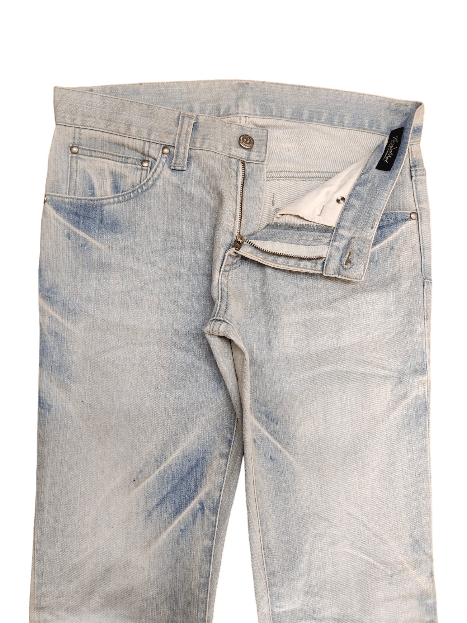 Tornado Mart OG Flare Jeans Tornado Mart Clawmark Distress Faded Bootcut Size US 30 / EU 46 - 10 Thumbnail
