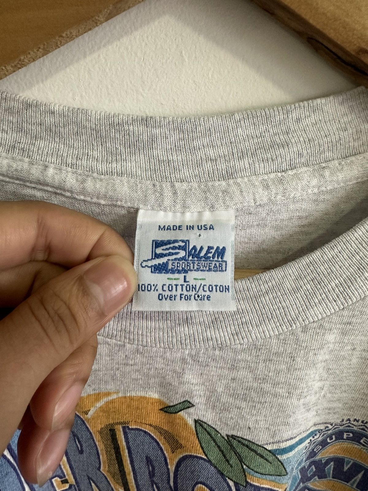 NFL × Rap Tees × Vintage Vintage 90’s Superbowl Cowboys Vs Bills USA salemsportwear Size US XL / EU 56 / 4 - 3 Thumbnail