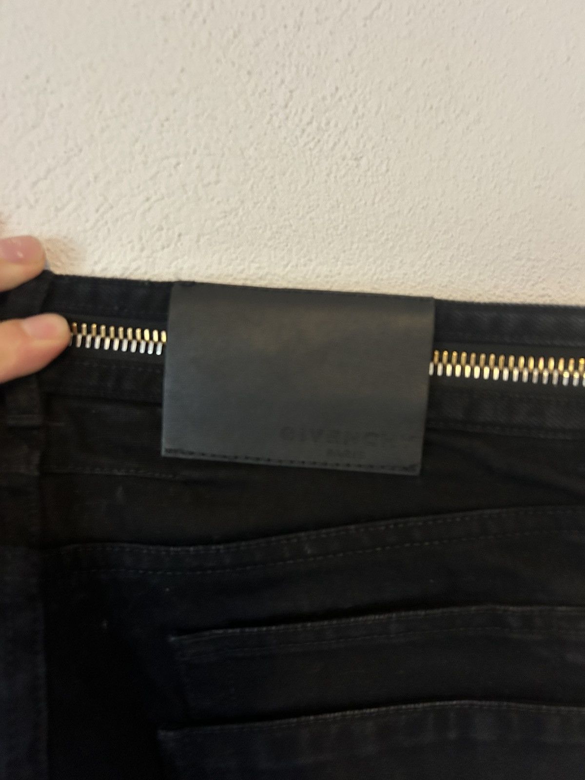 Givenchy Black Jeans with Zipper Detail Size US 30 / EU 46 - 12 Thumbnail