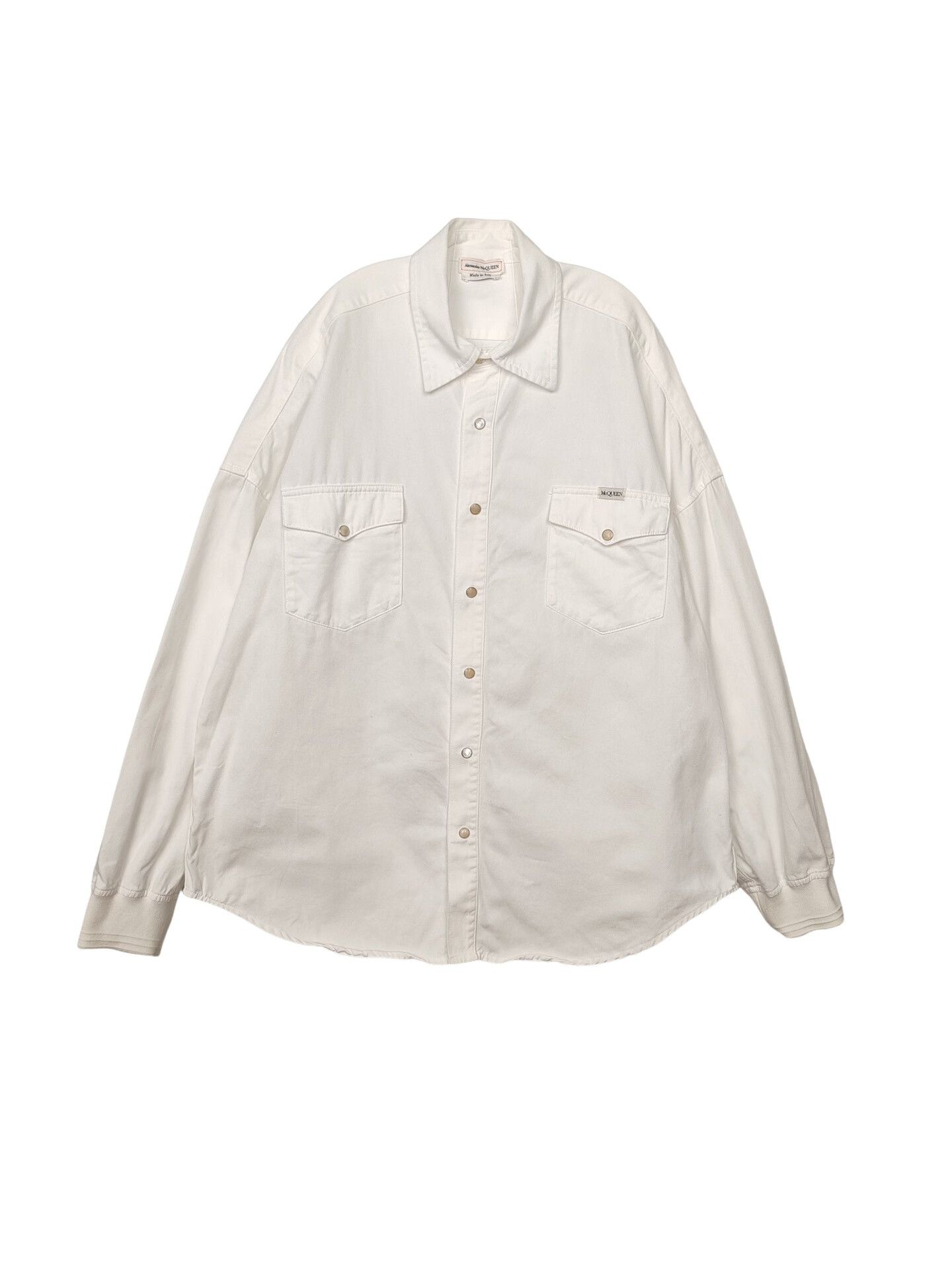 Alexander McQueen Alexander McQueen Cotton Button Up Shirt Size 48 Size US M / EU 48-50 / 2 - 1 Thumbnail