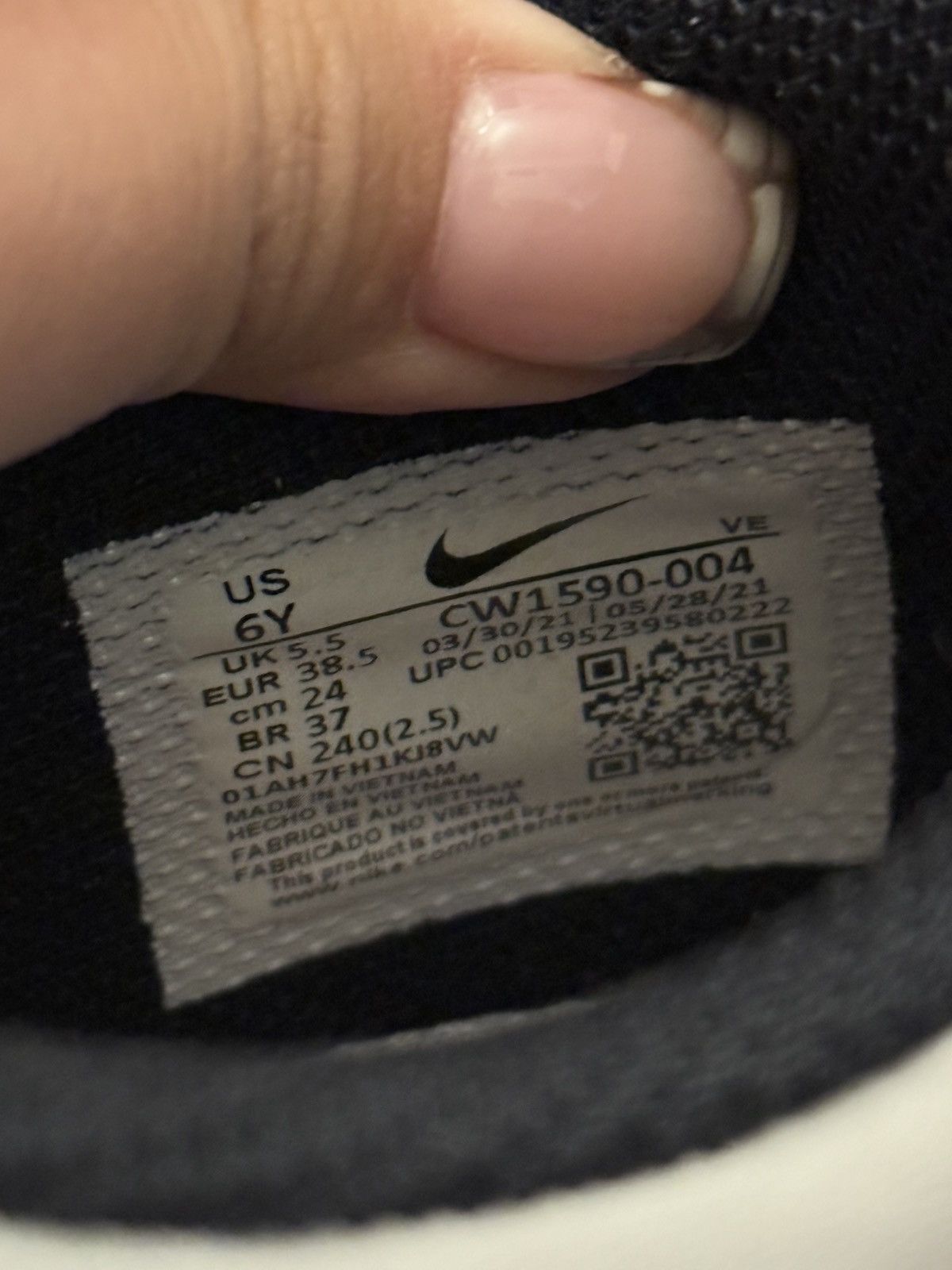 Nike Nike Dunk Low GS Georgetown Size US 6 / EU 39 - 6 Thumbnail