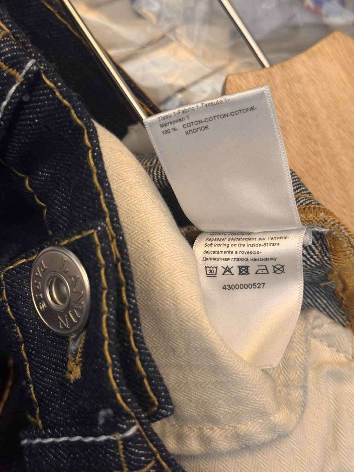 Lanvin new Lanvin bleu denim pants 27 2022 men Size US 27 - 4 Thumbnail