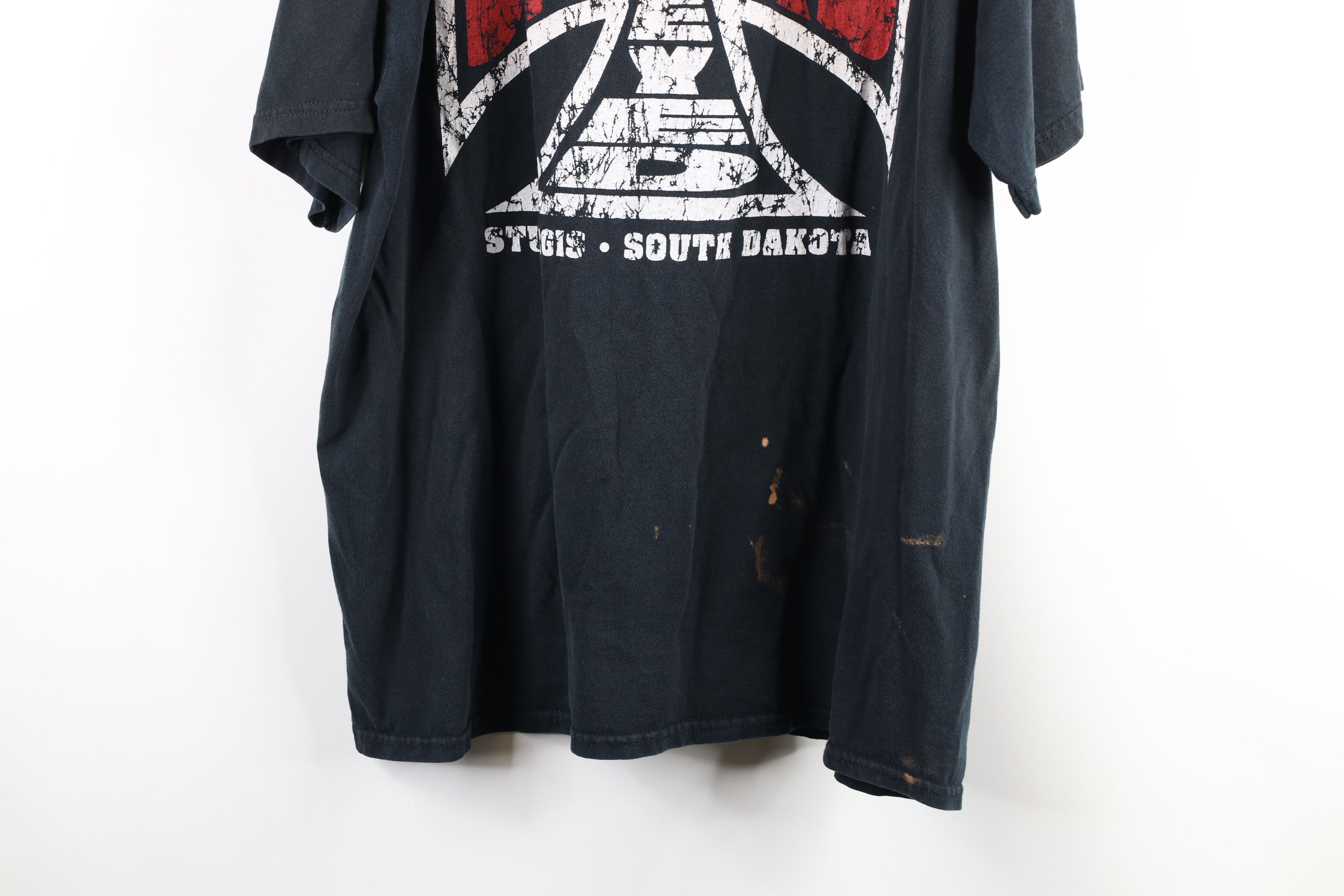 Vintage Vintage Out One Eyed Jacks Sturgis Motorcycle Rally T-Shirt Size US XL / EU 56 / 4 - 11 Thumbnail