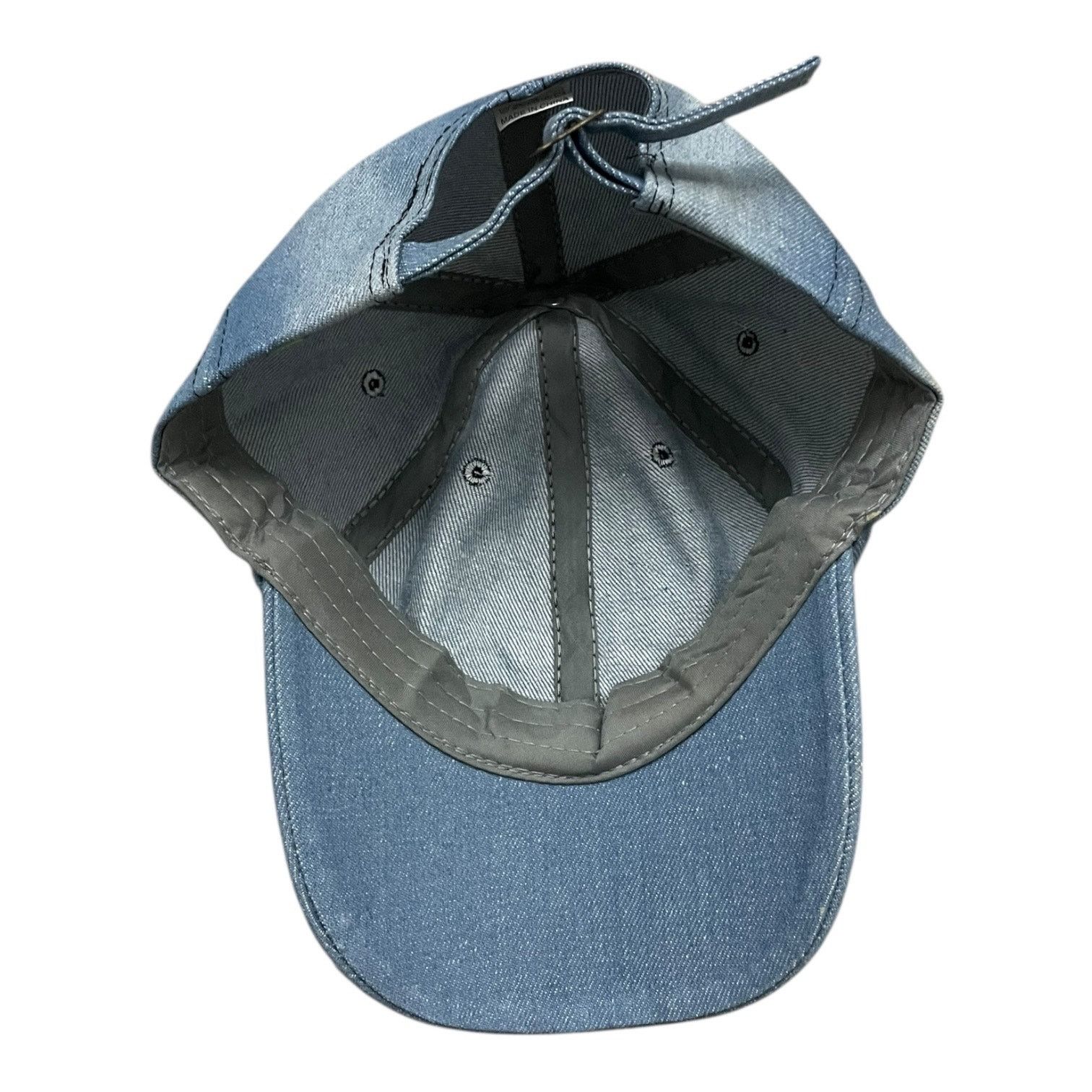 Other Denim Anchor Rhinestone Sequin Embellished Hat Size ONE SIZE - 4 Thumbnail