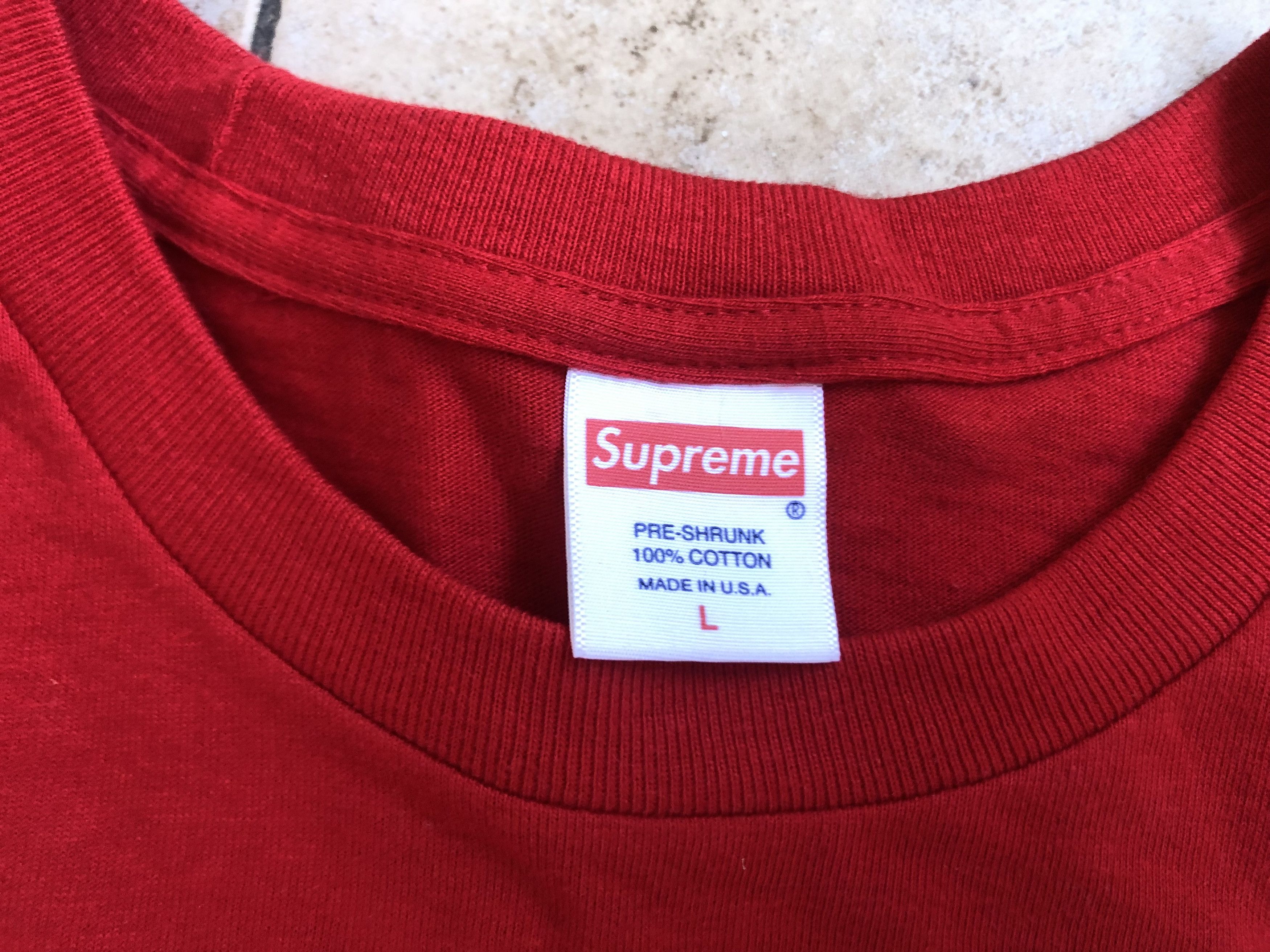 Supreme Supreme Mike Hill Snake Trap Long Sleeve Tee Red Size L Size US L / EU 52-54 / 3 - 12 Thumbnail