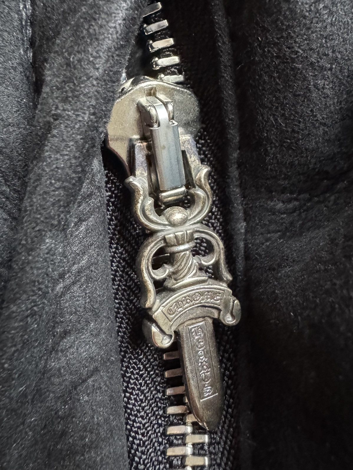 Chrome Hearts CHROME HEARTS black lambskin fur coat Size US L / EU 52-54 / 3 - 7 Thumbnail