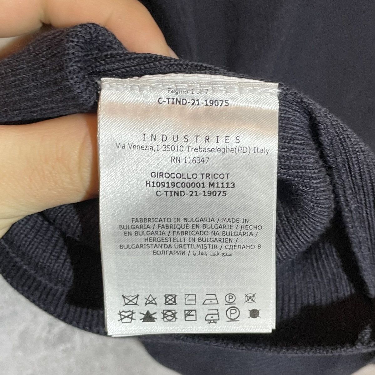 Moncler Moncler Sweatshirt Girocollo Tricot Cotton Crew Neck Logo Size US XL / EU 56 / 4 - 22 Thumbnail