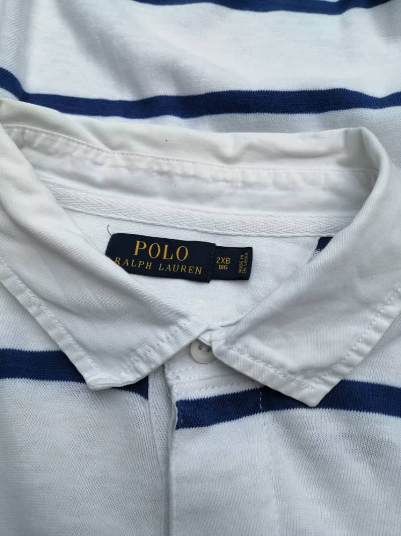 Polo Ralph Lauren Polo Ralph Lauren Polo Rugby Longsleeve Stripe Shirt Size US XL / EU 56 / 4 - 3 Thumbnail