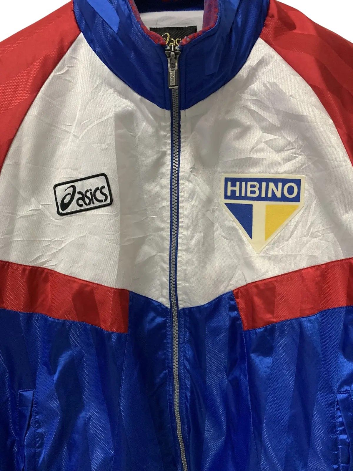 Asics Rare ASICS Japan Hibino Soccer Windbreaker Size US L / EU 52-54 / 3 - 5 Thumbnail