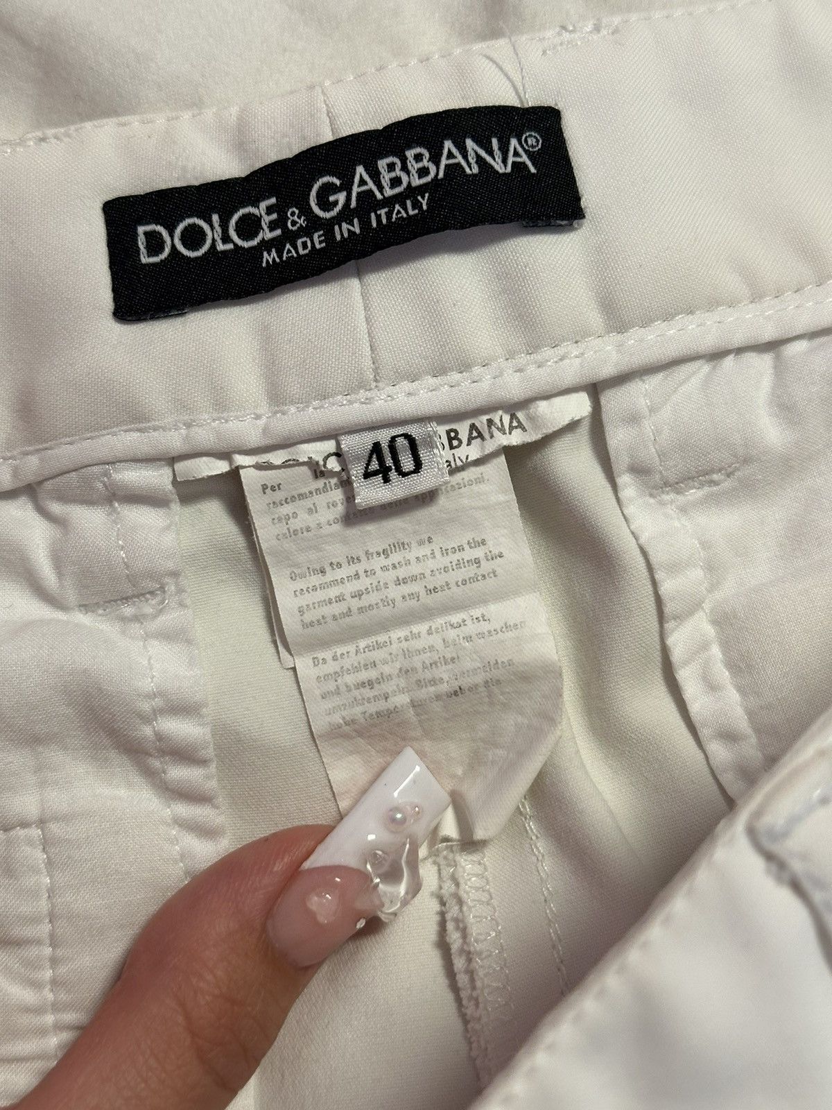 Dolce & Gabbana Dolce & Gabbana Low Rise Pants Size 28" / US 6 / IT 42 - 3 Thumbnail