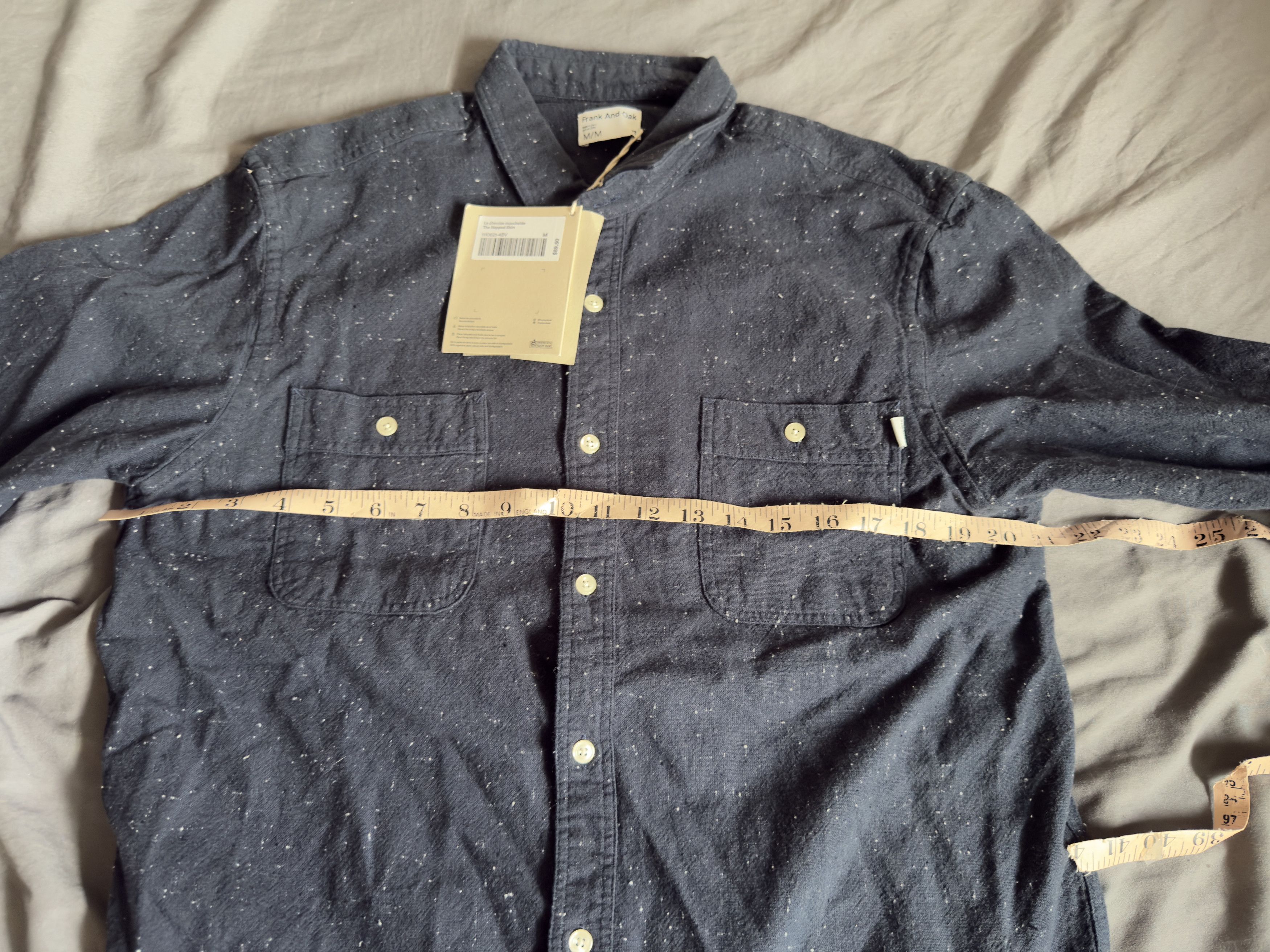 Frank & Oak Frank & Oak Donegal The Nepped Shirt medium $89.50 Size US M / EU 48-50 / 2 - 4 Thumbnail