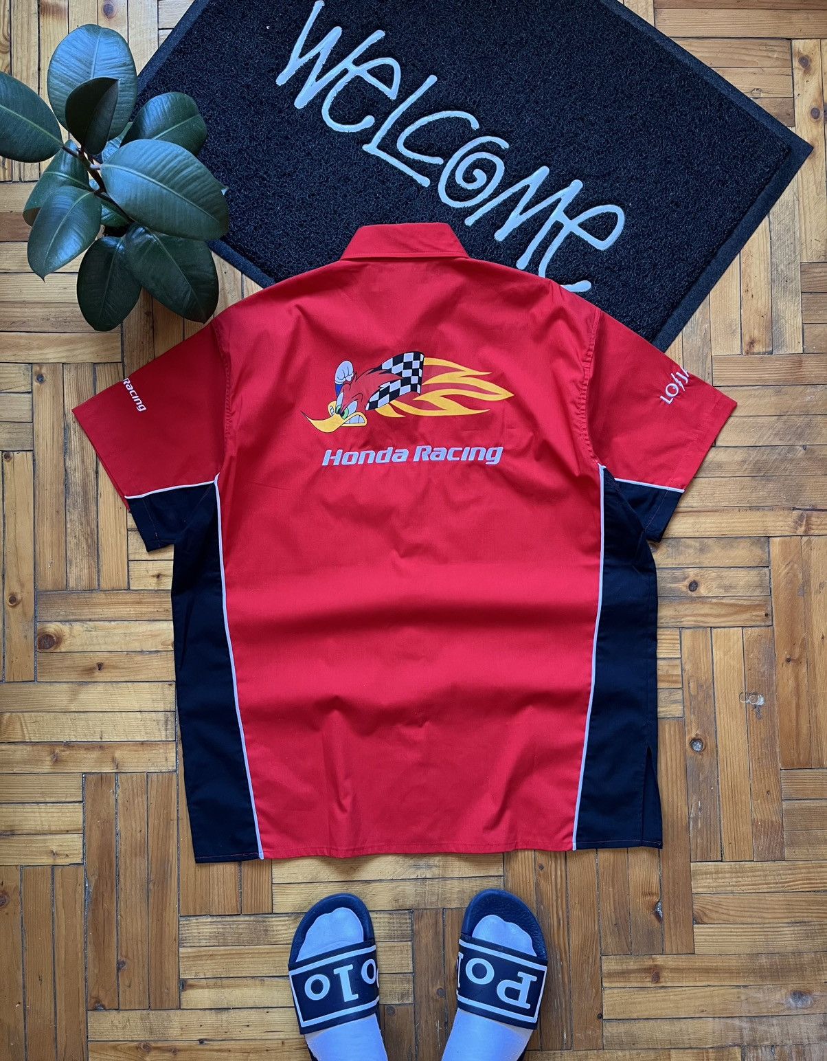Ferrari × Vintage Vintage Honda Repsol F1 Moto Woody Woodpecker Racing Shirt Size US XL / EU 56 / 4 - 3 Thumbnail