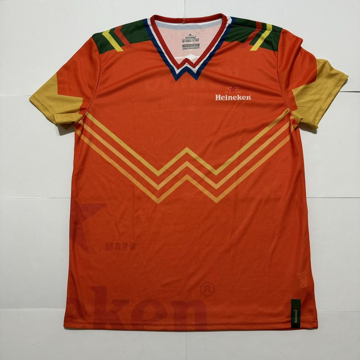 Heineken Heineken Koningvoor Een Dag 2016 Netherlands Football W-Hals Size US L / EU 52-54 / 3 - 1 Thumbnail