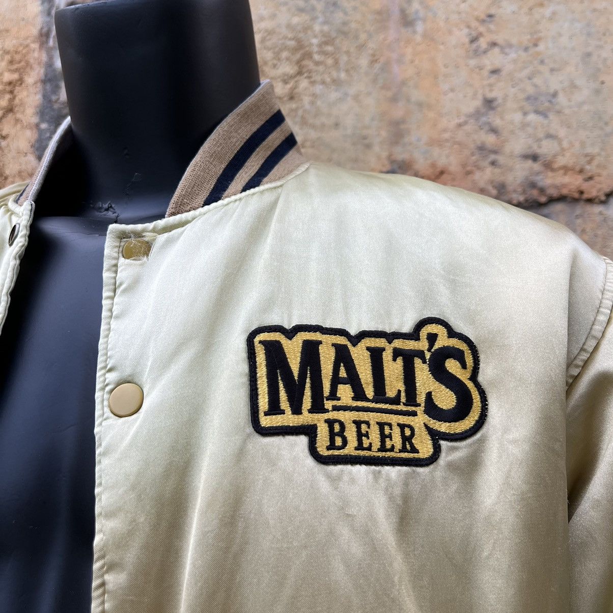Vintage Vintage Malts Reversible Varsity Jacket Spell out Big Logo Size US M / EU 48-50 / 2 - 18 Thumbnail