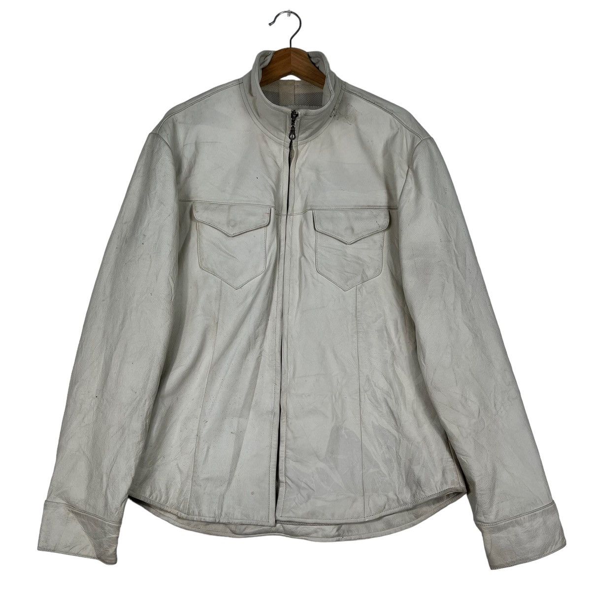 🔥 OUTLAW TOKYO JAPAN LEATHER SHIRT JACKET