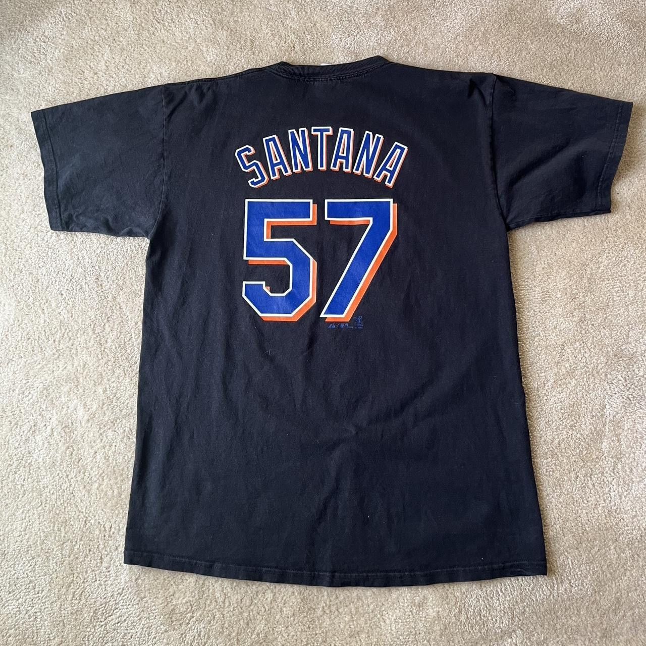 Majestic Vintage 2008 Johan Santana Mets shirt Size US XL / EU 56 / 4 - 3 Thumbnail