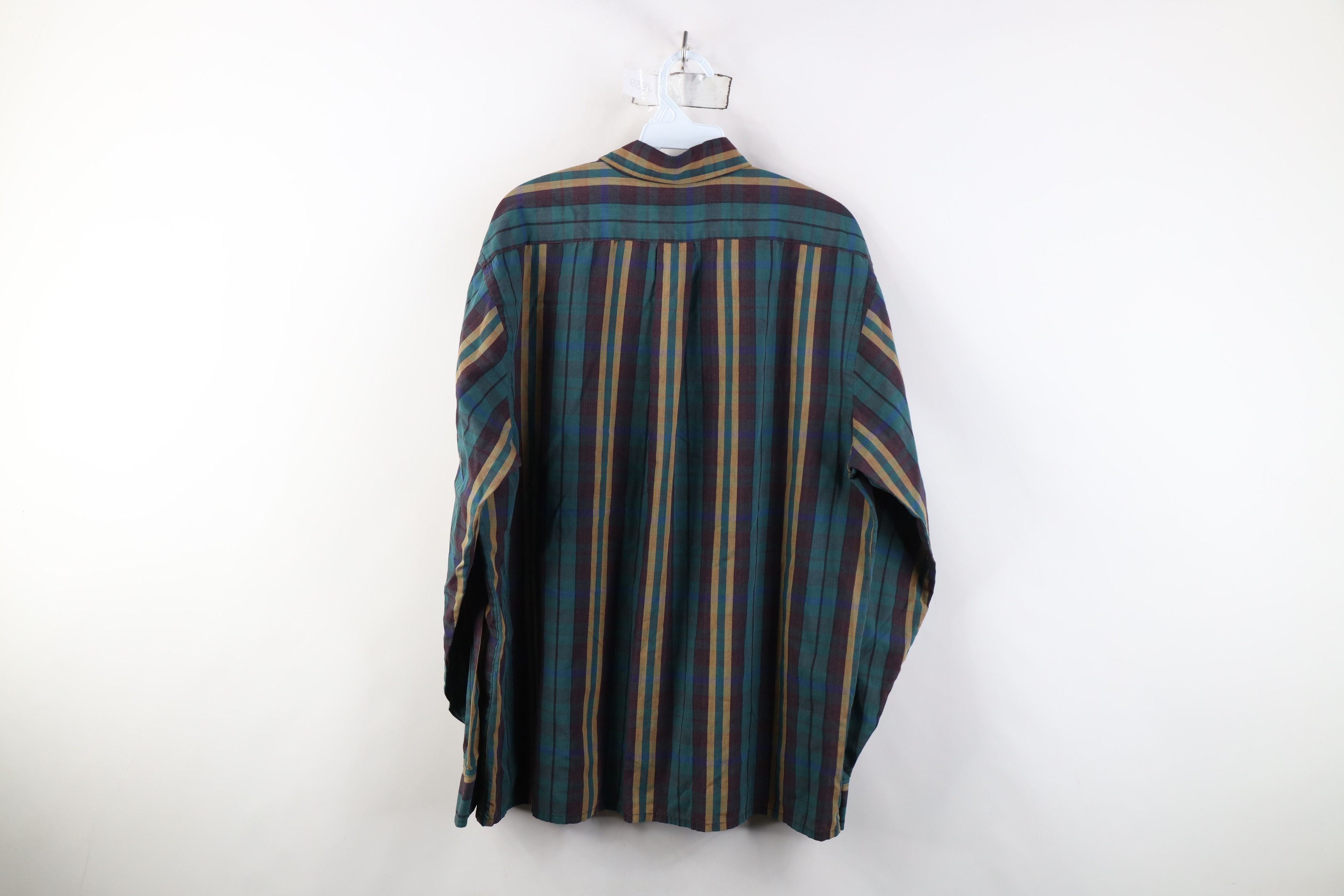 Vintage Vintage 80s 90s Streetwear Collared Button Down Shirt Plaid Size US L / EU 52-54 / 3 - 8 Thumbnail