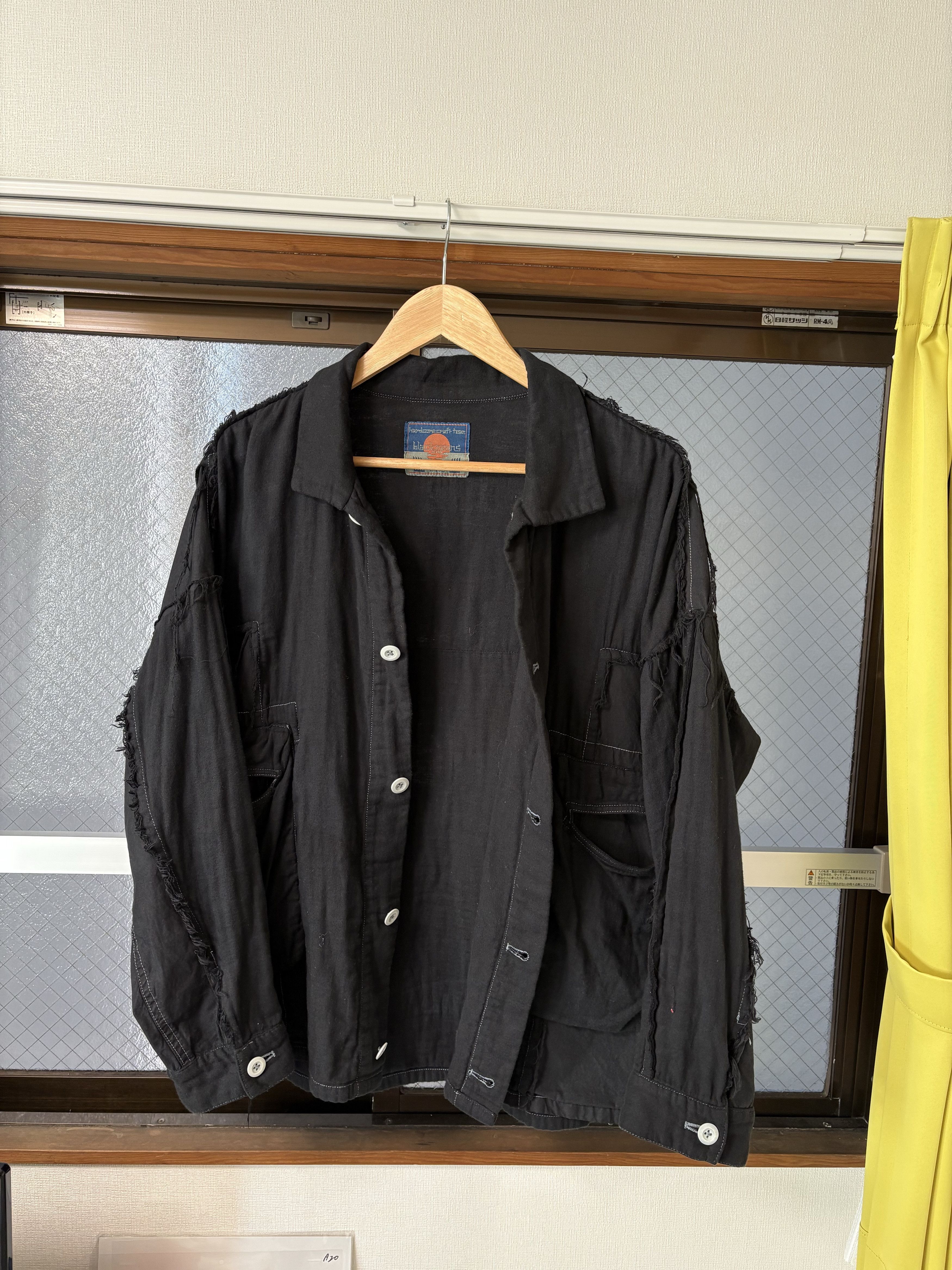 Blackmeans DISTRESSED COTTON CARGO JACKET Size US L / EU 52-54 / 3 - 6 Thumbnail