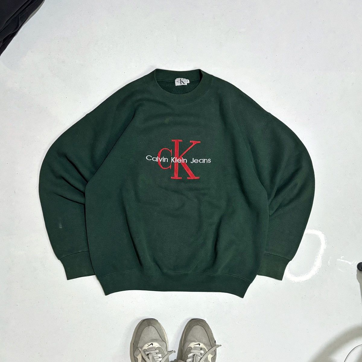 Calvin Klein × Vintage Calvin Klein Vintage Sweatshirt Size US M / EU 48-50 / 2 - 1 Thumbnail