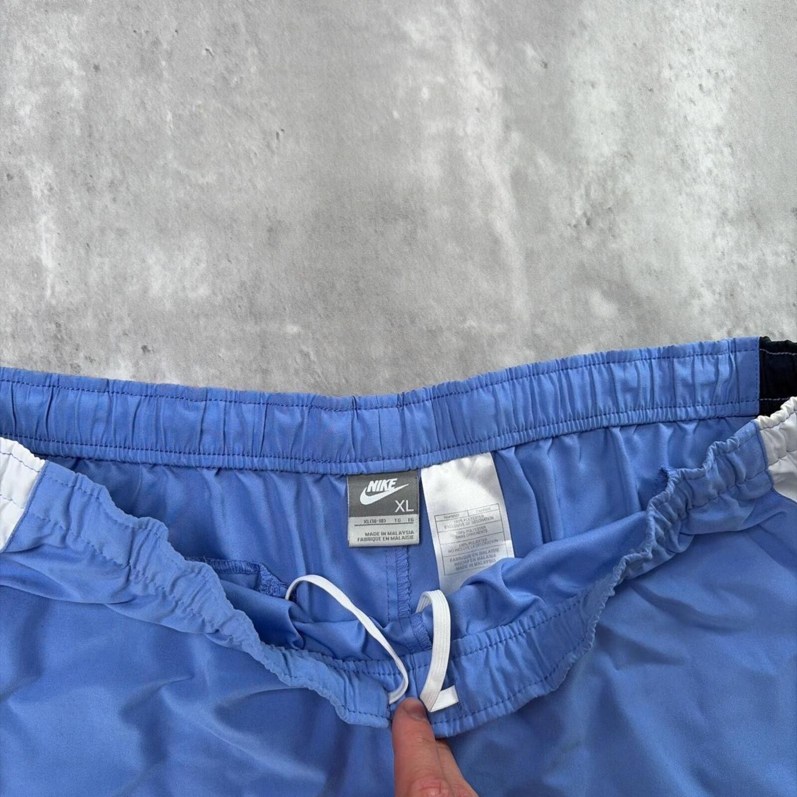 Nike Y2K Light Blue Nike Swoosh Mini Dri Fit Shorts Size US 36 / EU 52 - 4 Thumbnail