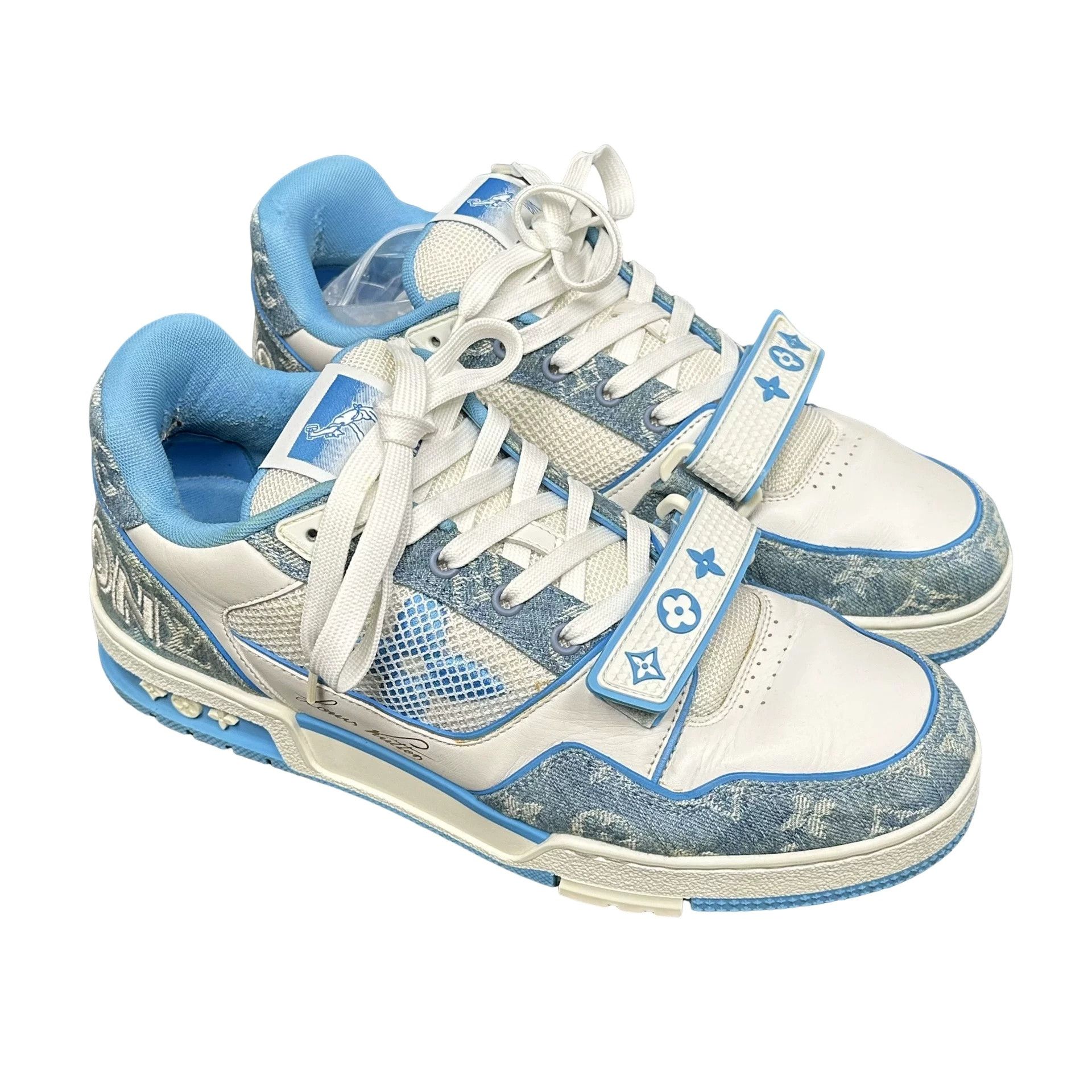 Louis Vuitton Louis Vuitton Monogram Denim Trainers Size 42 Size US 9 / EU 42 - 1 Thumbnail